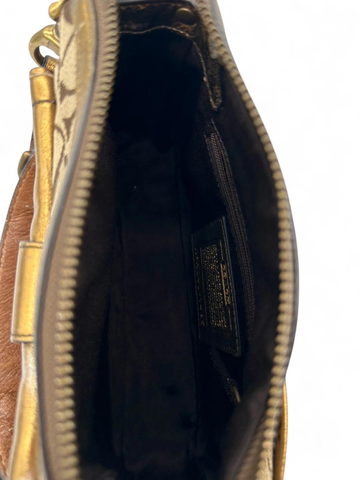 Vintage Coach 1495 Limited Edition Fall 2004 Shoulder Bag Monogram with Suede Trim - Thanks it's Vintage