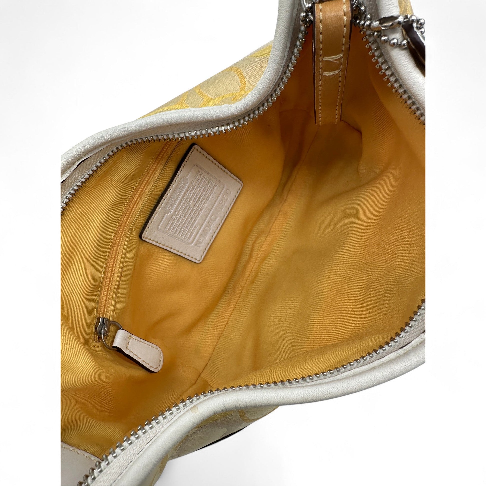 Vintage Coach 1850 Yellow Optic Monogram Shoulder Bag - Thanks it's Vintage