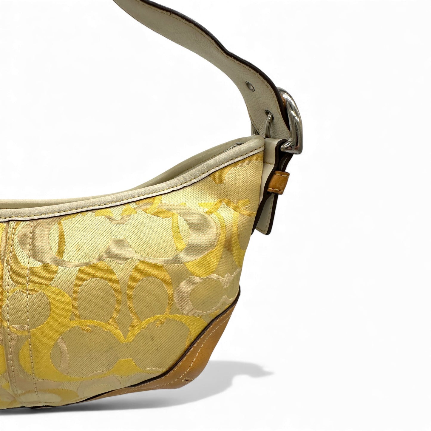 Vintage Coach 1850 Yellow Shoulder Bag - Thanks it's Vintage