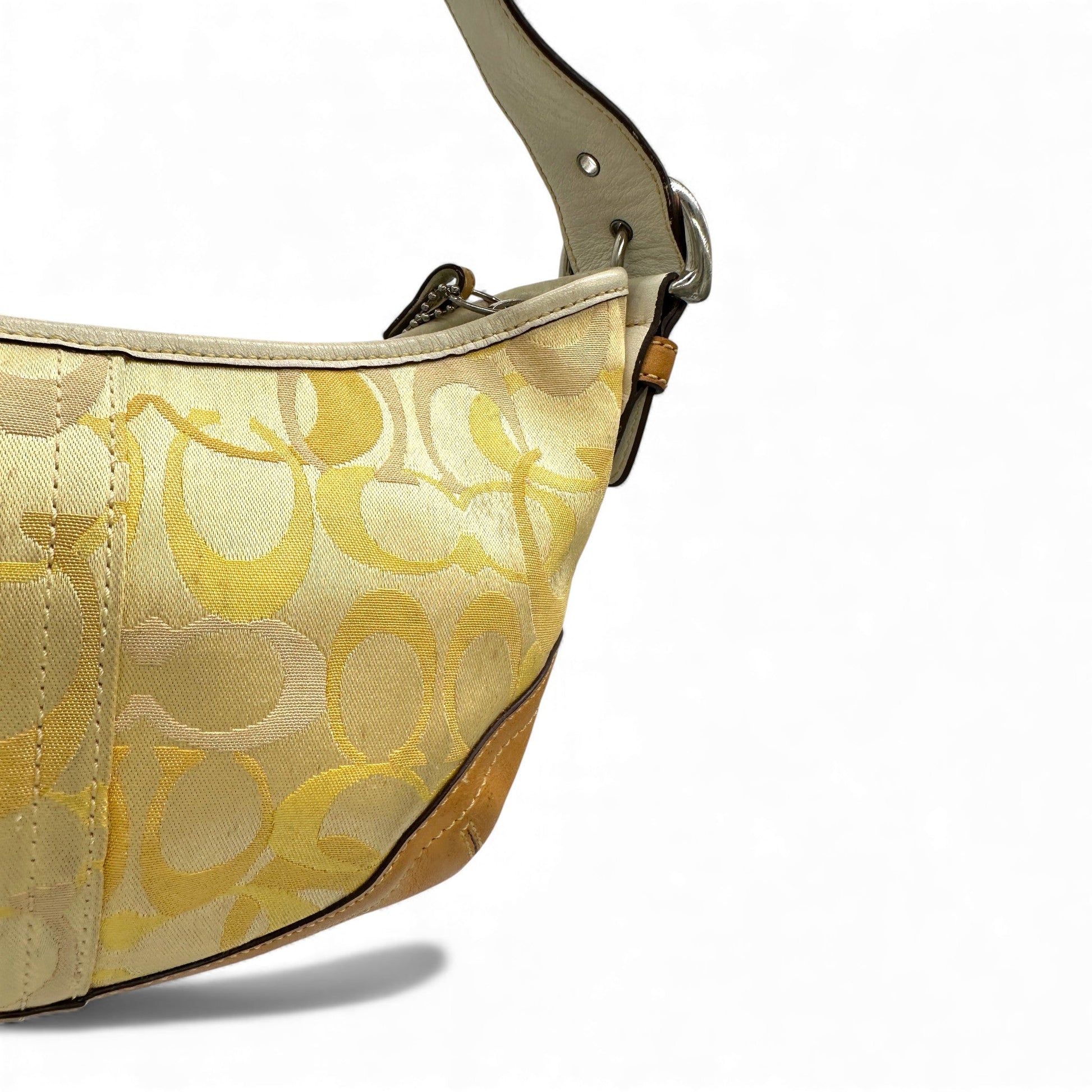 Vintage Coach 1850 Yellow Shoulder Bag - Thanks it's Vintage