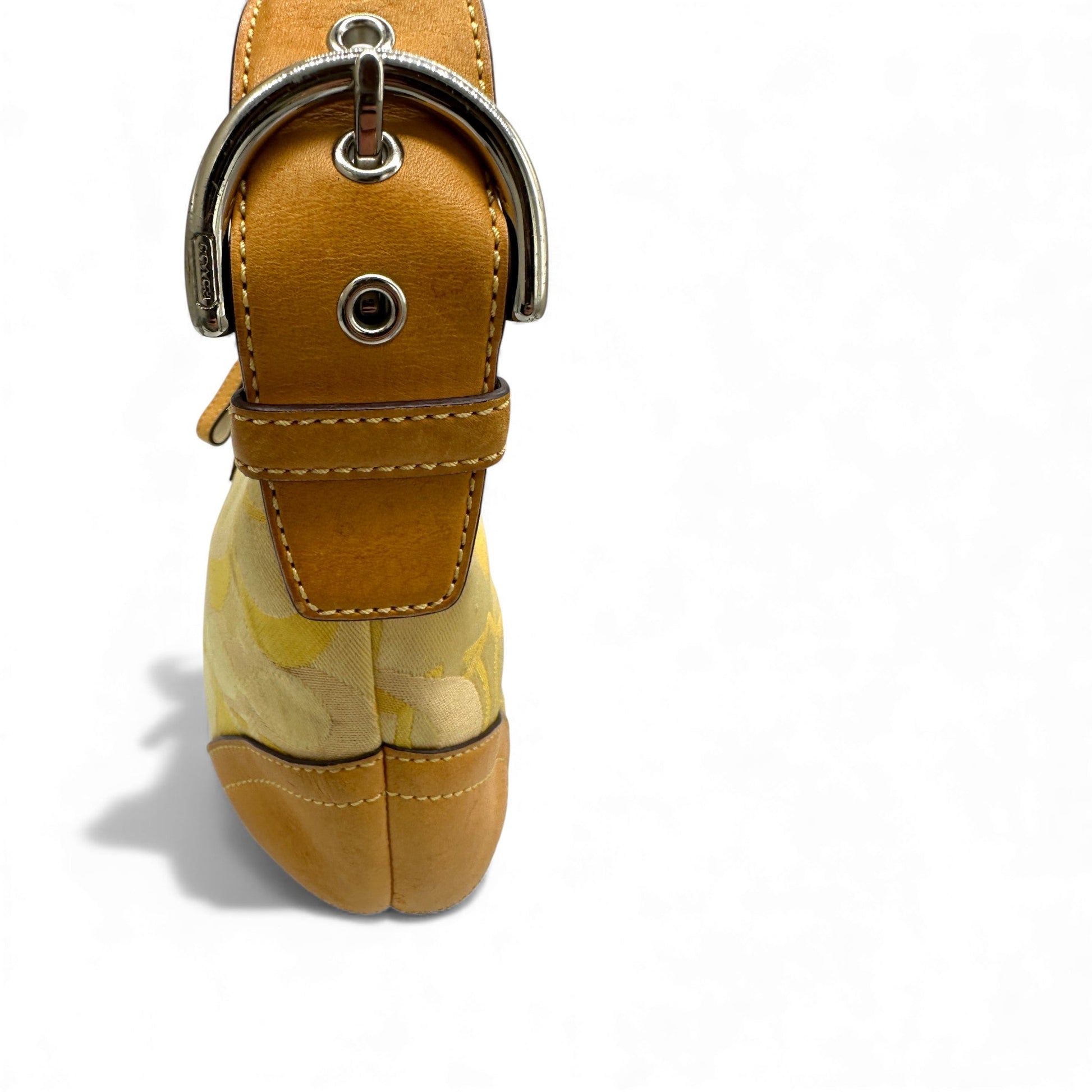 Vintage Coach 1850 Yellow Shoulder Bag - Thanks it's Vintage