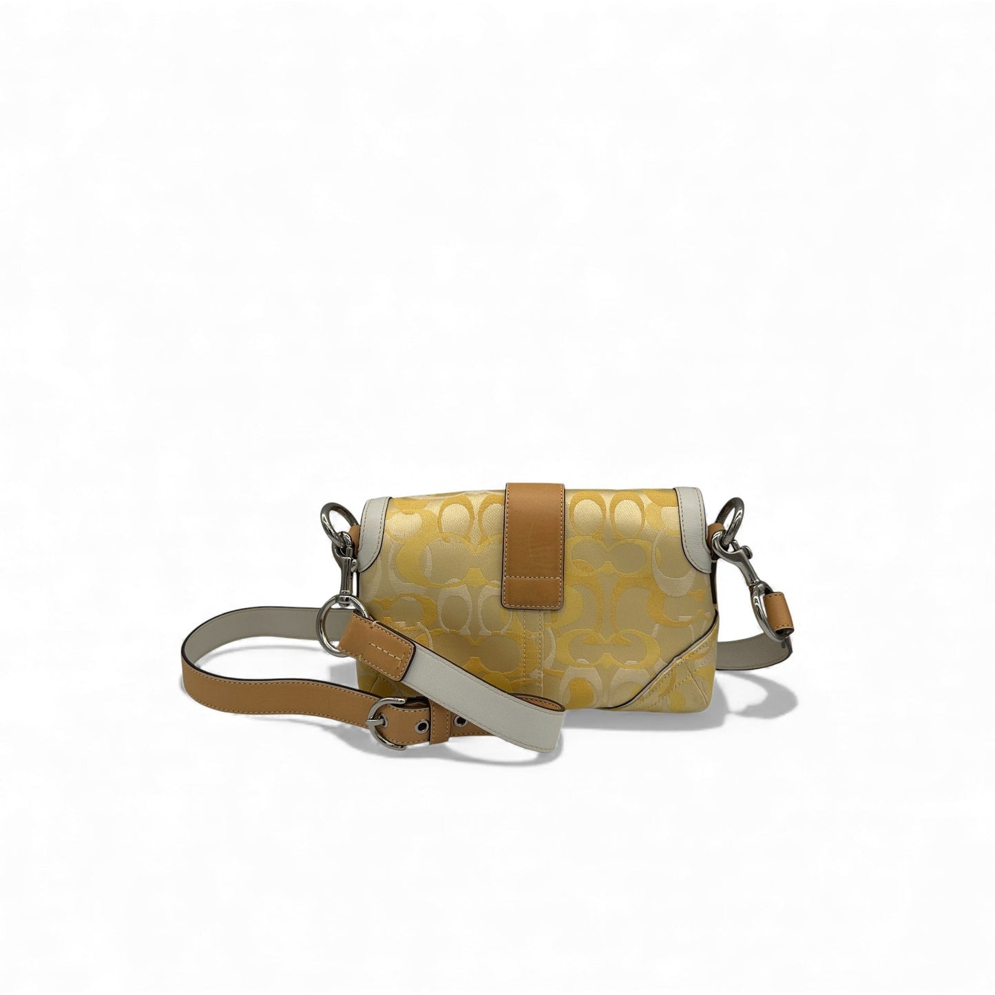 Vintage Coach 1854 Yellow Optic Soho Crossbody Bag - Thanks it's Vintage