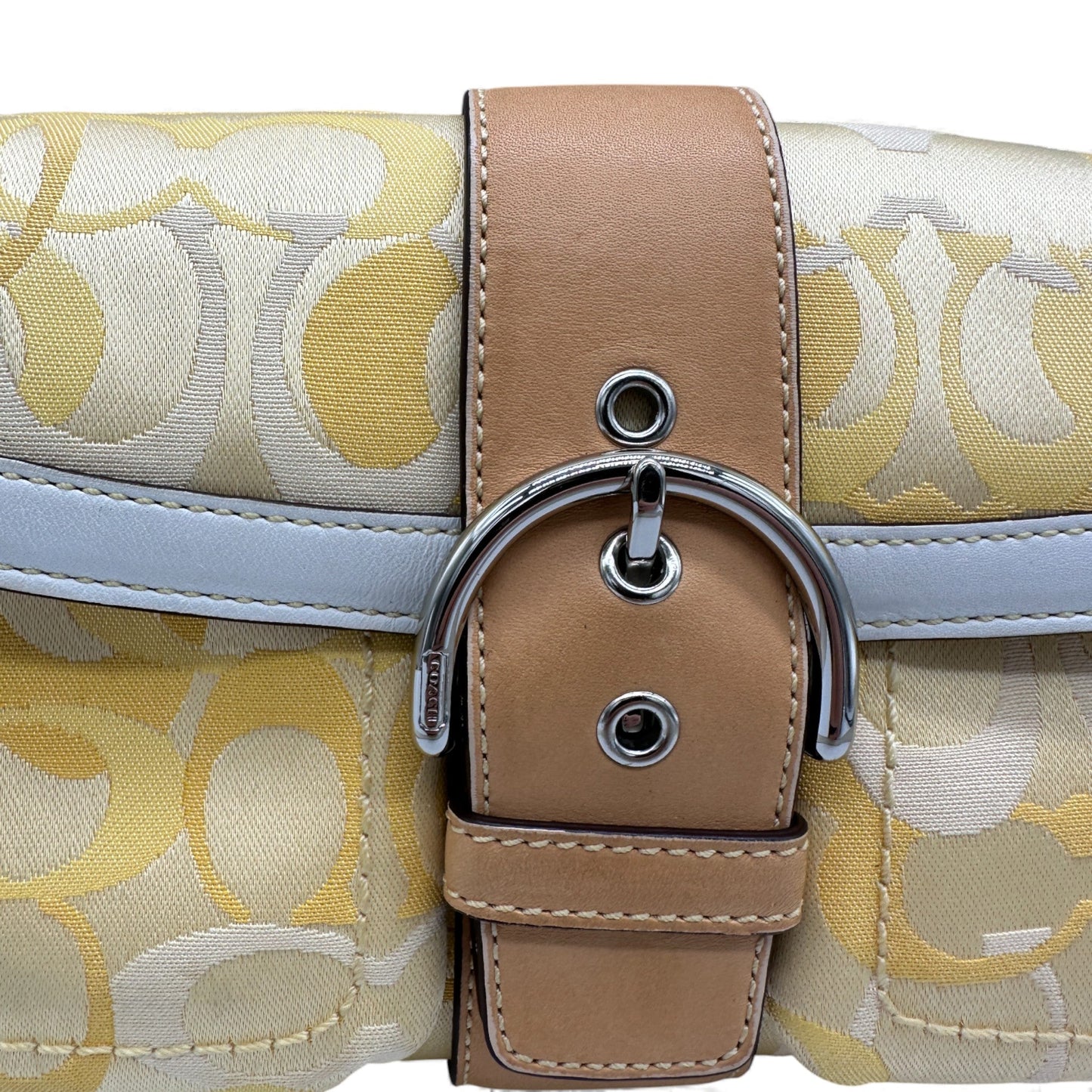 Vintage Coach 1854 Yellow Optic Soho Crossbody Bag - Thanks it's Vintage