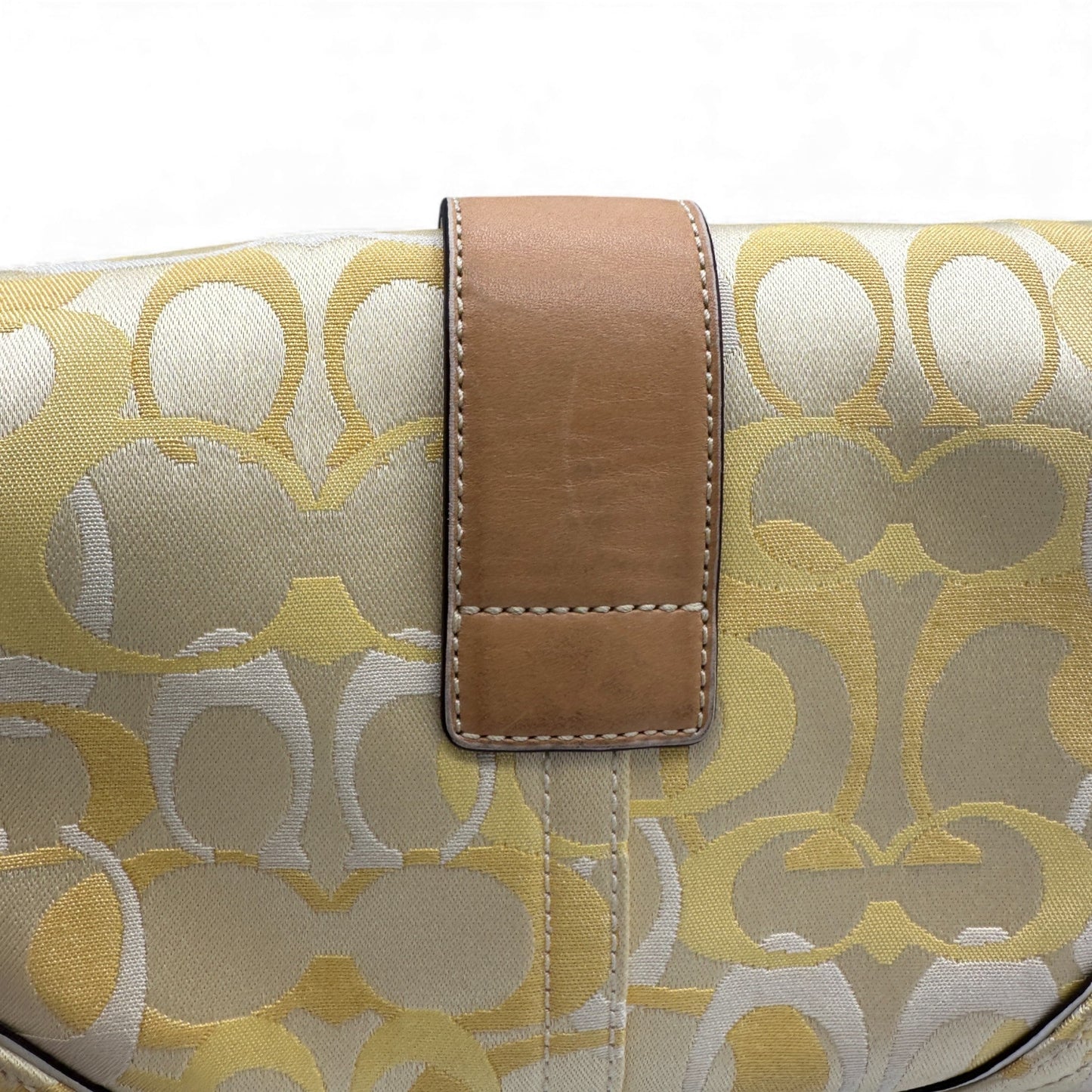 Vintage Coach 1854 Yellow Optic Soho Crossbody Bag - Thanks it's Vintage