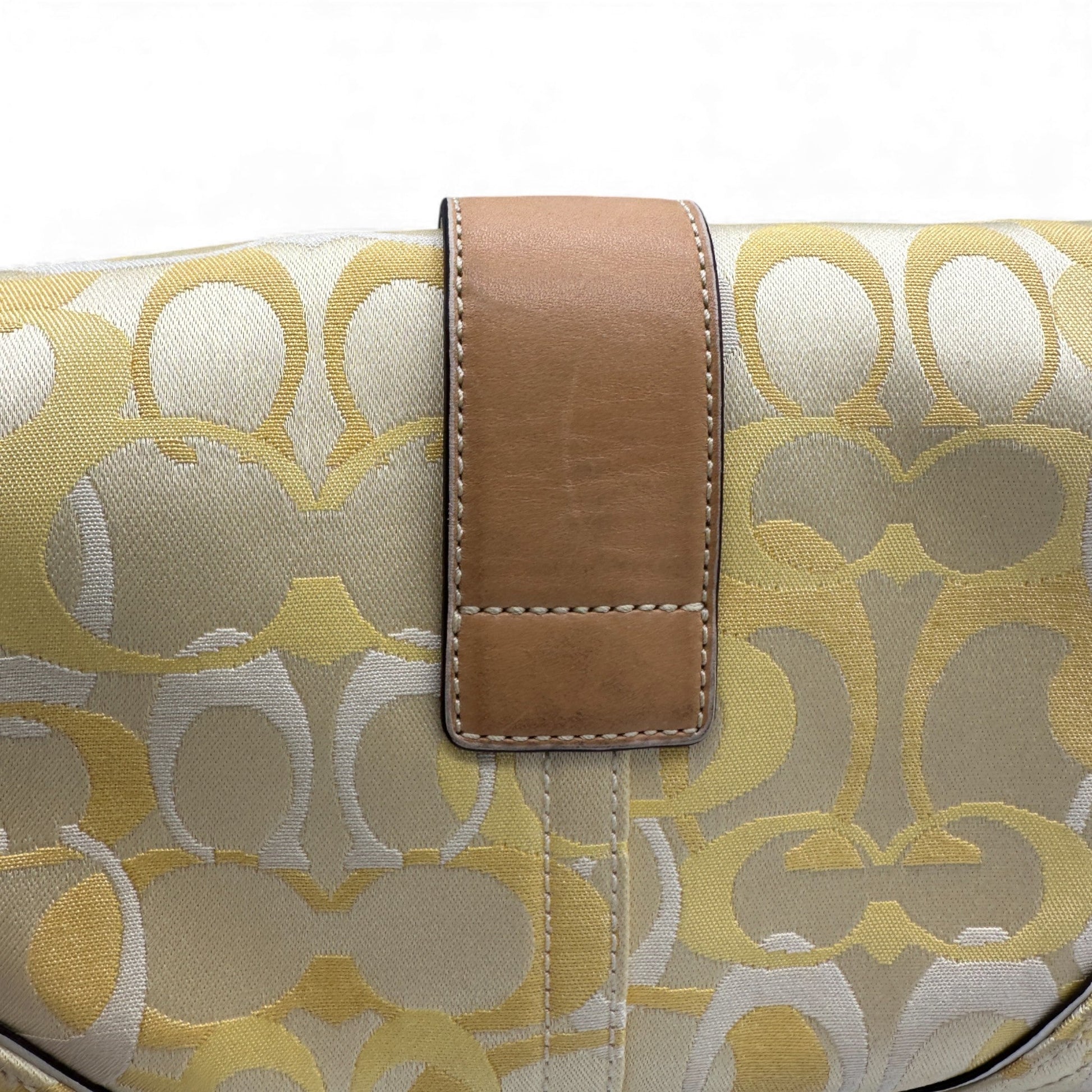 Vintage Coach 1854 Yellow Optic Soho Crossbody Bag - Thanks it's Vintage