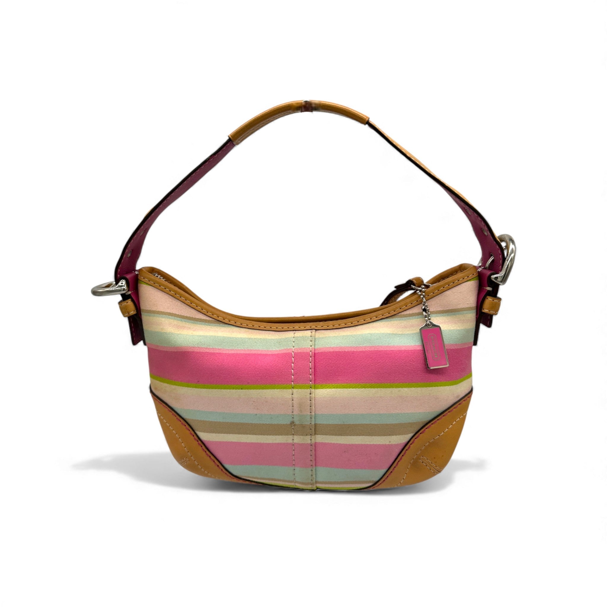 Coach Multicolor Satin Handbag y2k rare