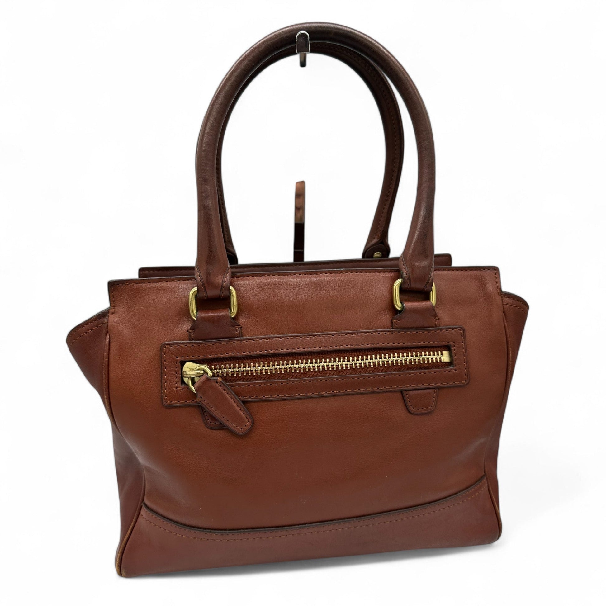 Vintage Coach 19891 Candace Carryall Brown Leather Handbag - Thanks it's Vintage