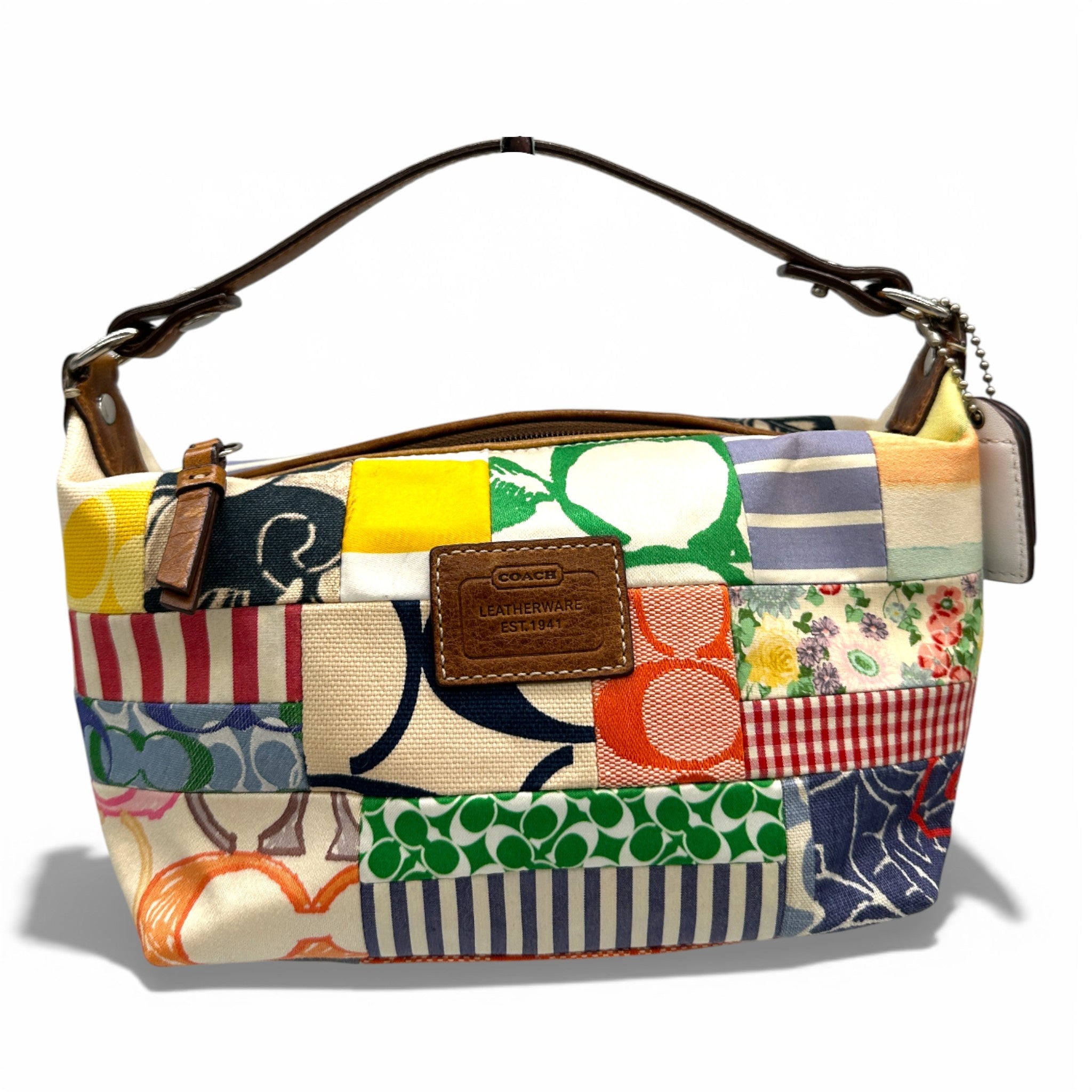 Vintage Coach 2007 Hamptons weekend patchwork mini bag – Thanks