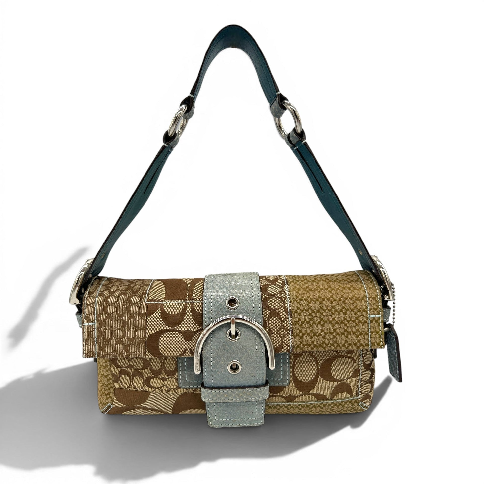 Vintage Coach 3689 Python Trim Soho Shoulder Bag - Thanks it's Vintage