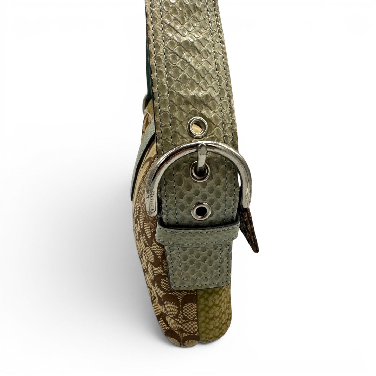 Vintage Coach 3689 Python Trim Soho Shoulder Bag - Thanks it's Vintage
