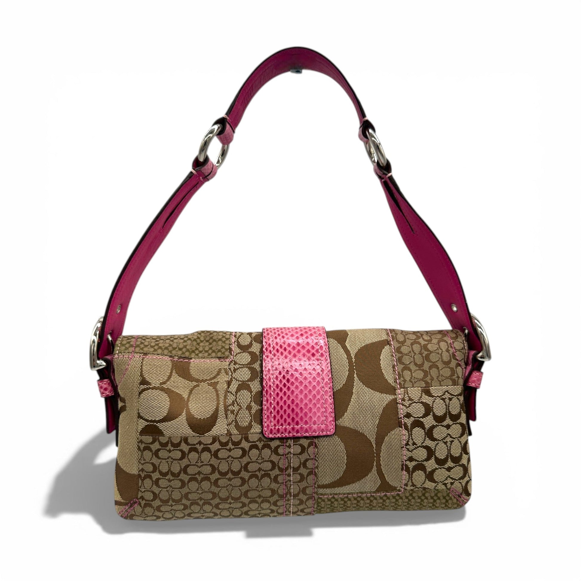 Vintage Coach 3689 Python Trim Soho Shoulder Bag - Thanks it's Vintage