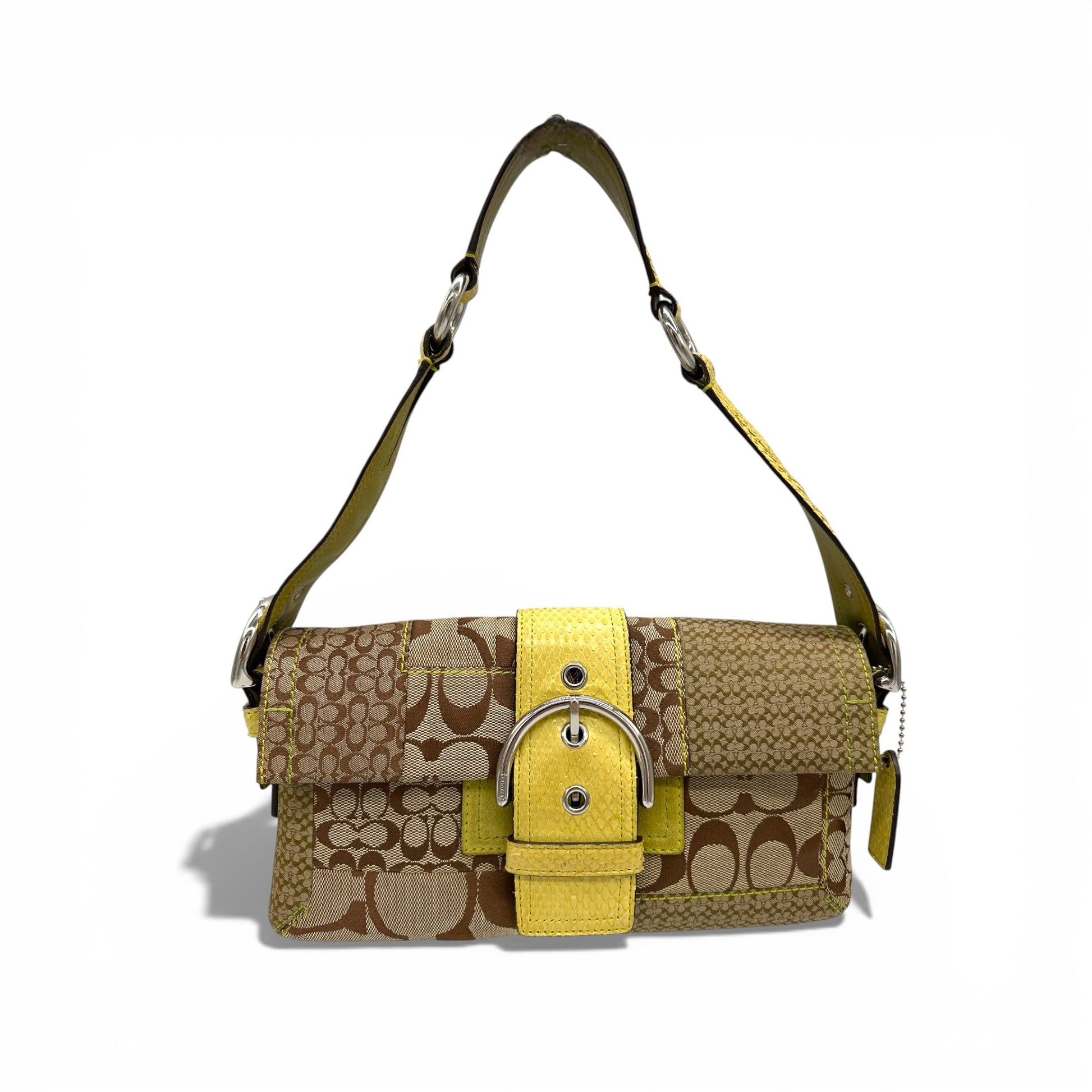 Vintage Coach 3689 Python Trim Soho Shoulder Bag - Thanks it's Vintage