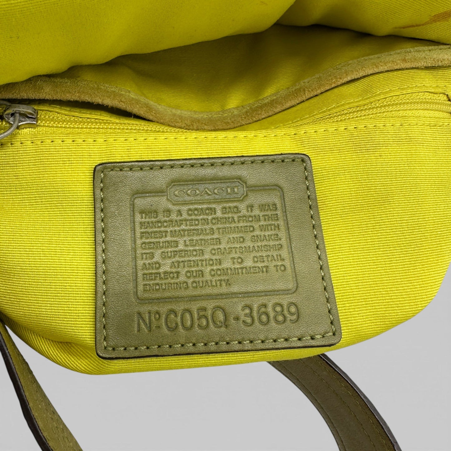 Vintage Coach 3689 Python Trim Soho Shoulder Bag - Thanks it's Vintage