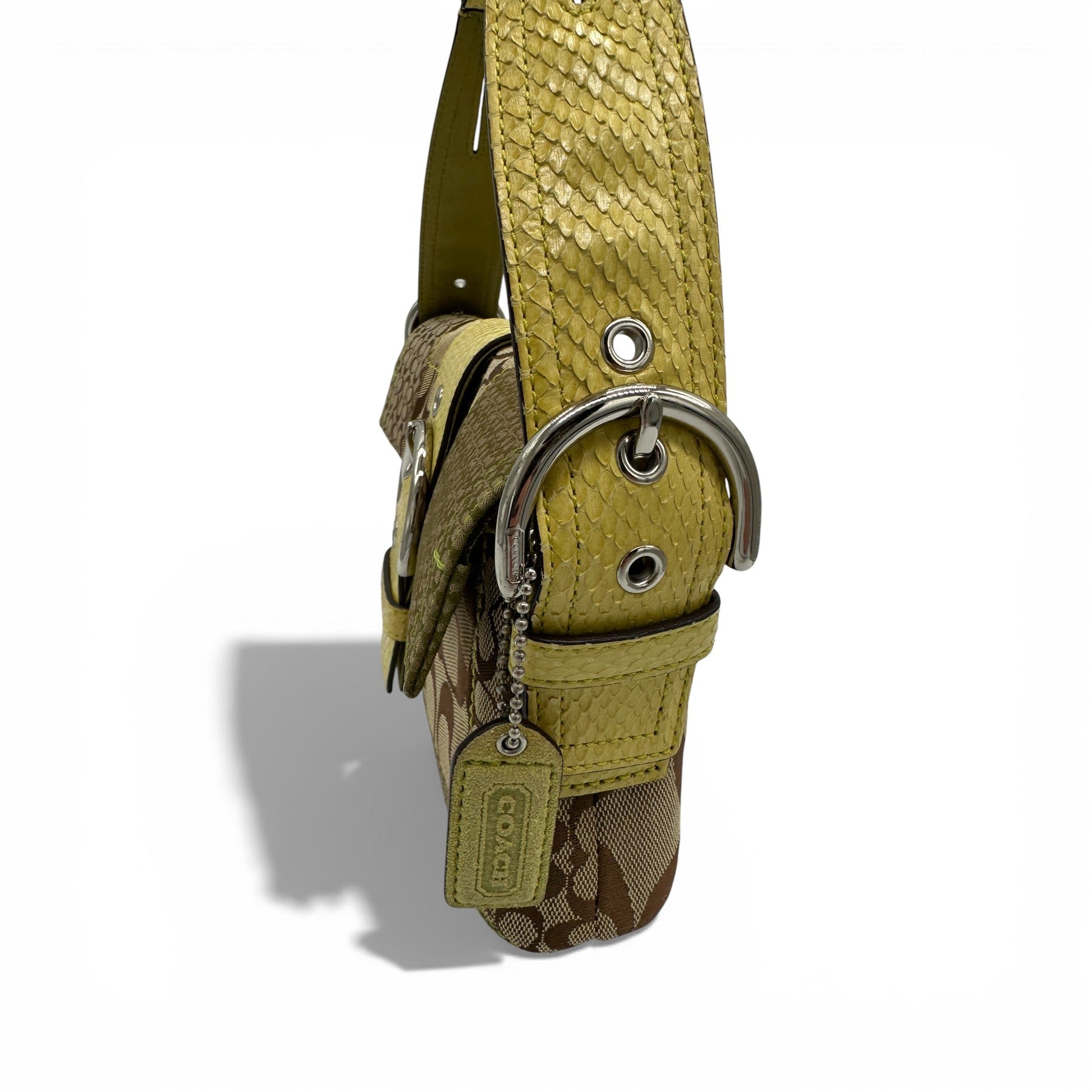 Vintage Coach 3689 Python Trim Soho Shoulder Bag - Thanks it's Vintage