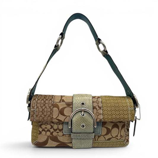 Vintage Coach 3689 Python Trim Soho Shoulder Bag - Thanks it's Vintage