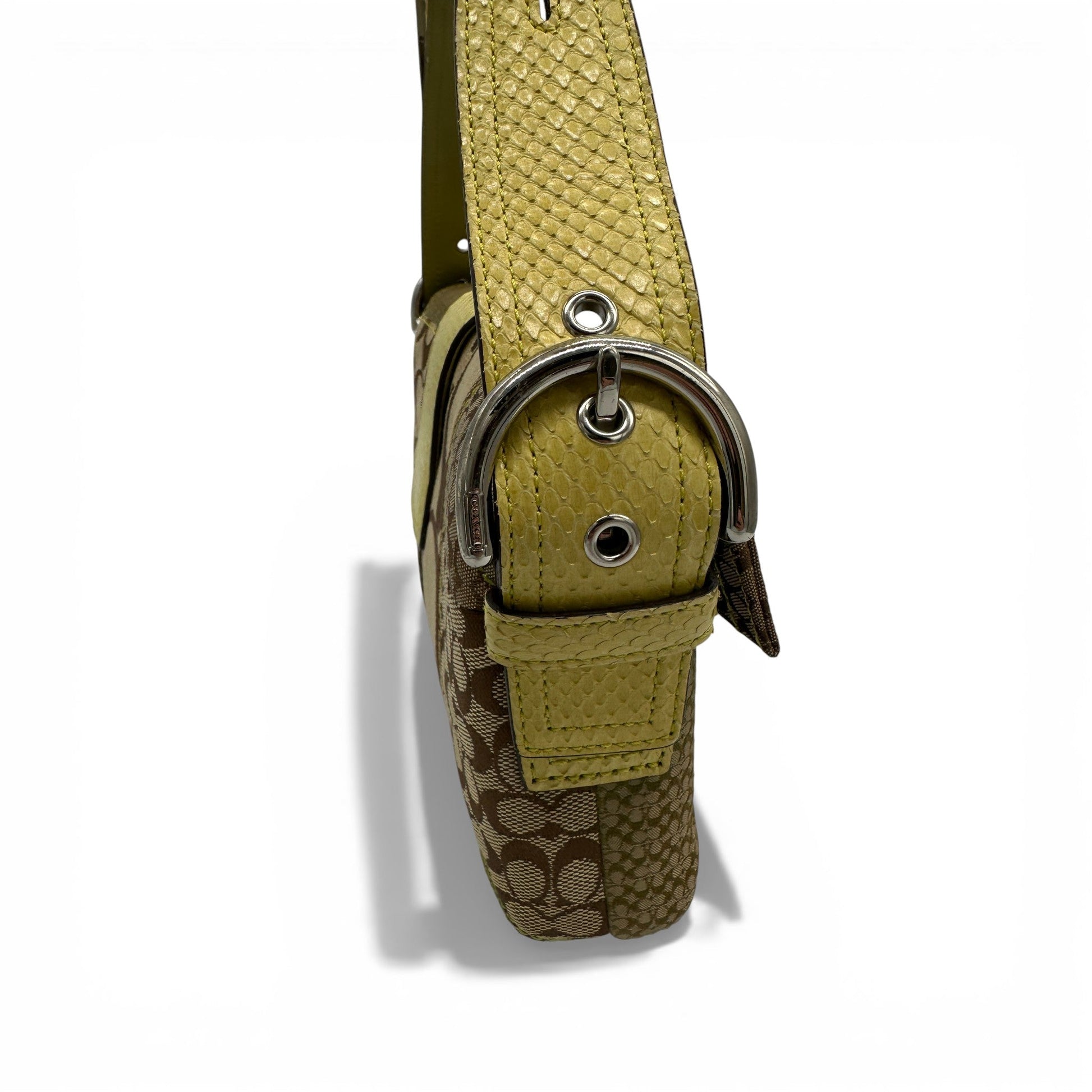 Vintage Coach 3689 Python Trim Soho Shoulder Bag - Thanks it's Vintage