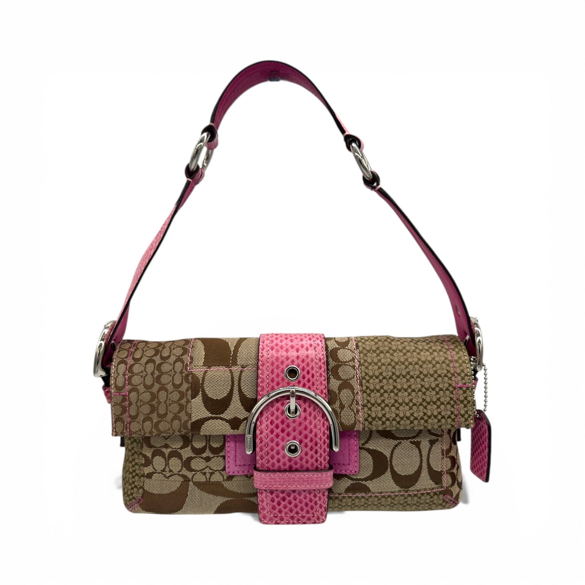 Vintage Coach 3689 Python Trim Soho Shoulder Bag - Thanks it's Vintage