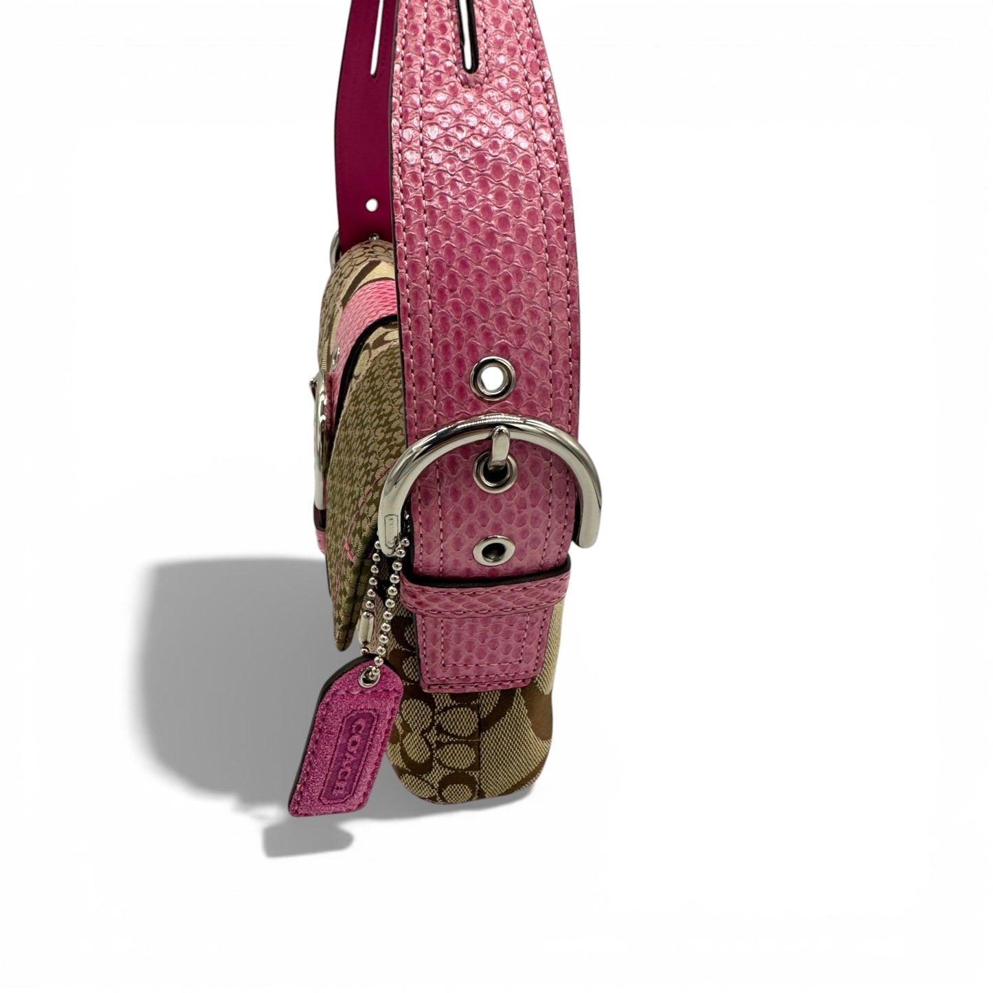Vintage Coach 3689 Python Trim Soho Shoulder Bag - Thanks it's Vintage