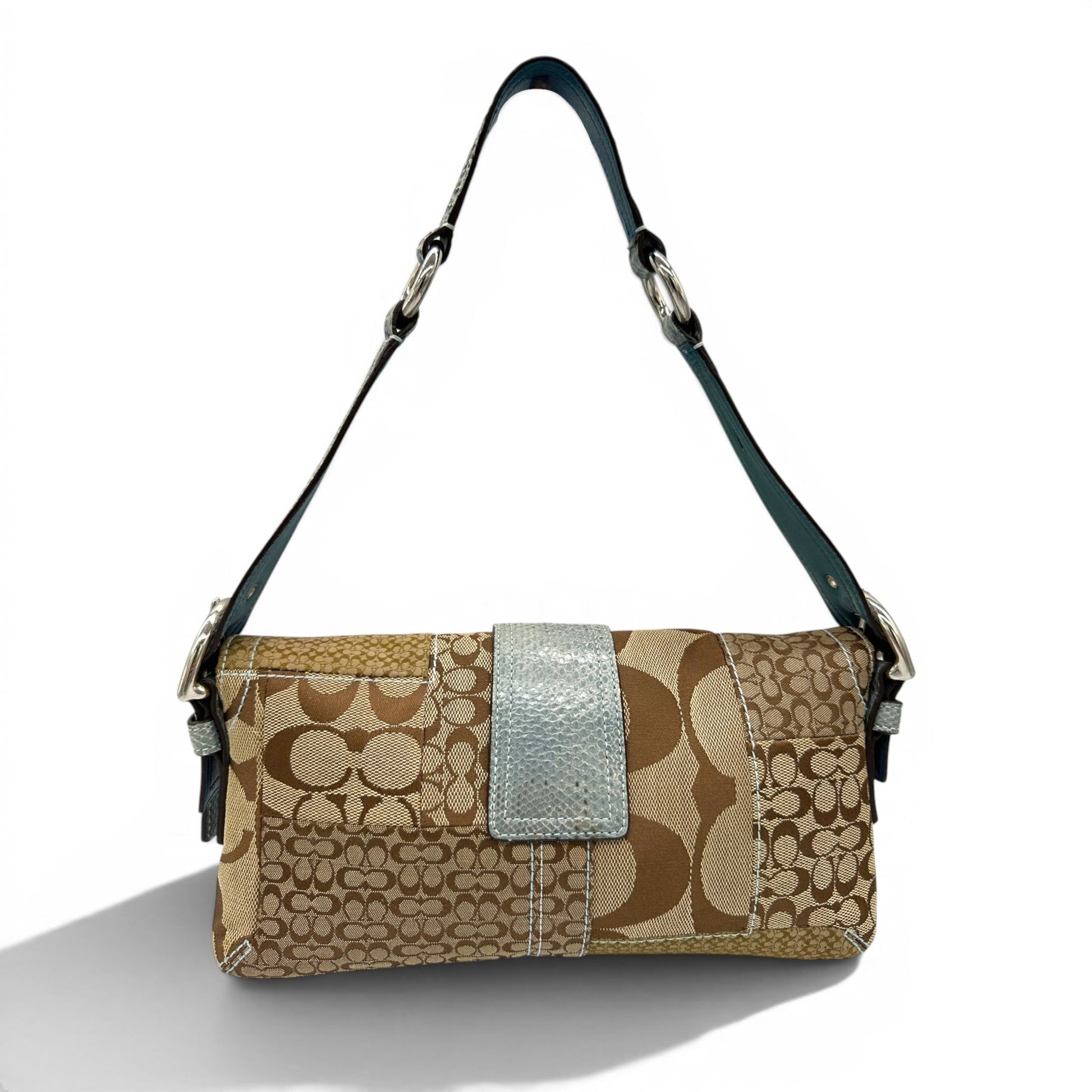 Vintage Coach 3689 Python Trim Soho Shoulder Bag - Thanks it's Vintage