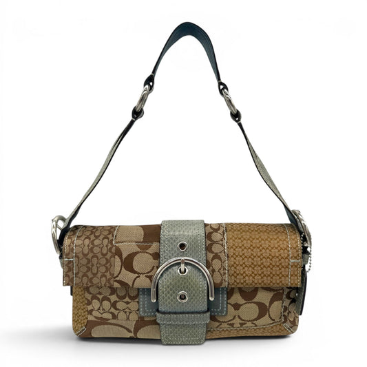Vintage Coach 3689 Python Trim Soho Shoulder Bag - Thanks it's Vintage