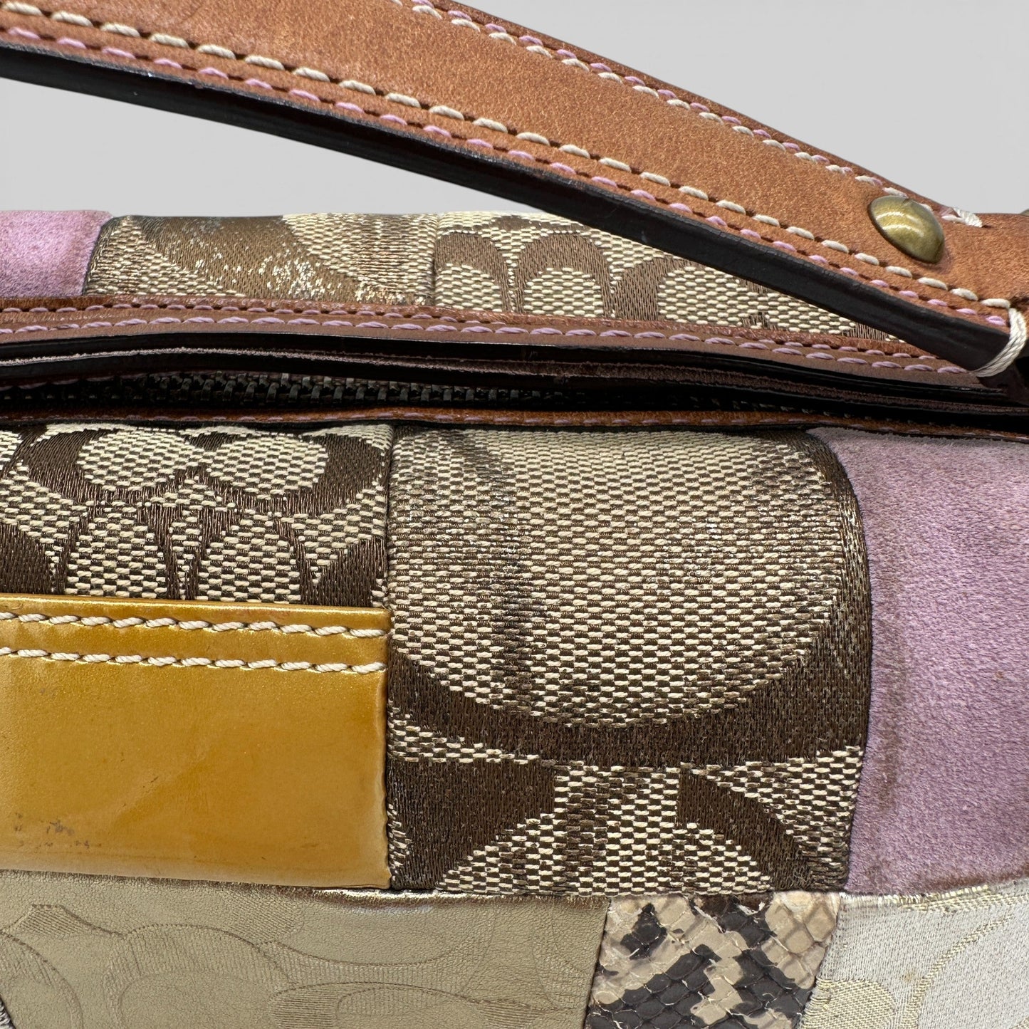 Vintage Coach 40005 Mini Patchwork Shoulder Bag - Thanks it's Vintage