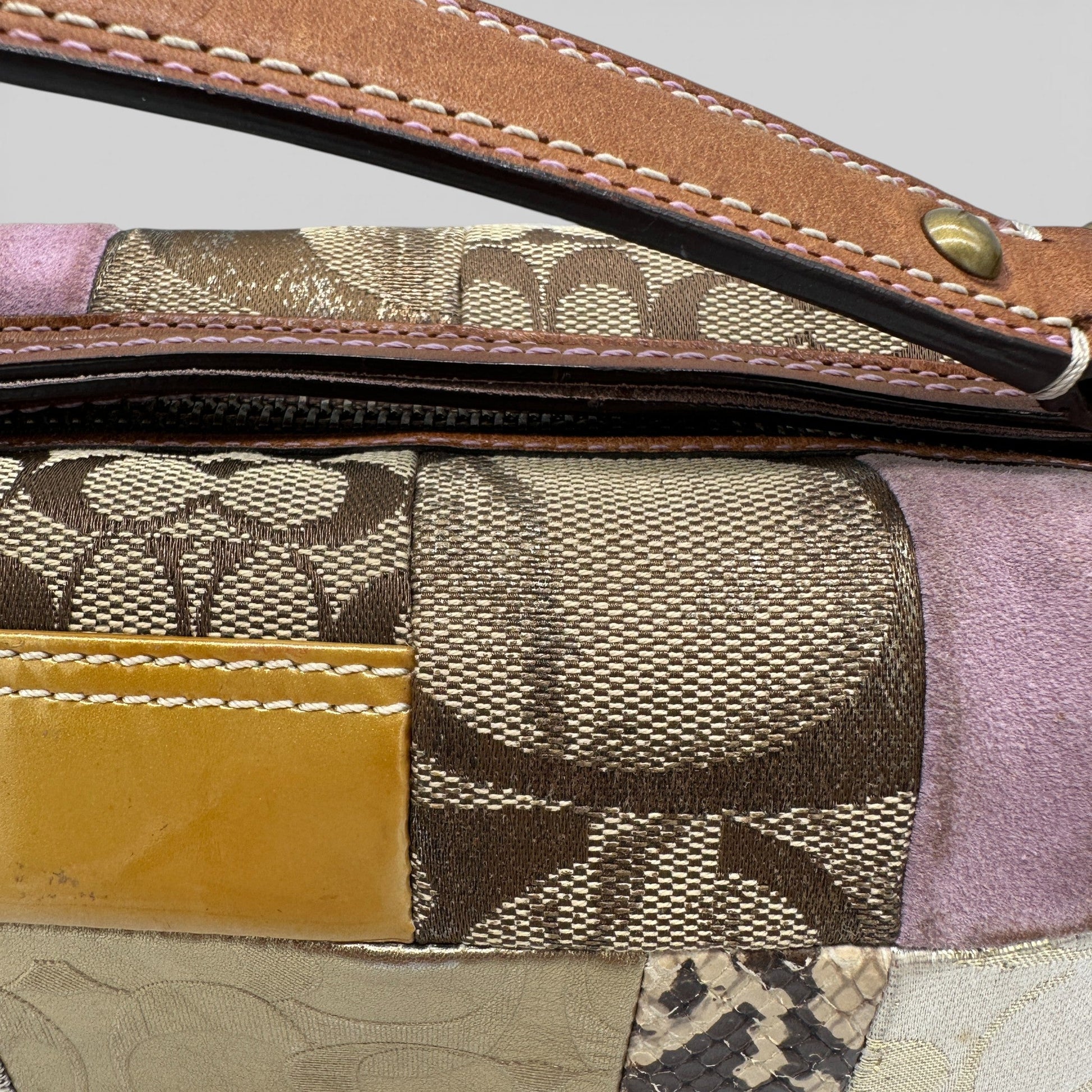 Vintage Coach 40005 Mini Patchwork Shoulder Bag - Thanks it's Vintage