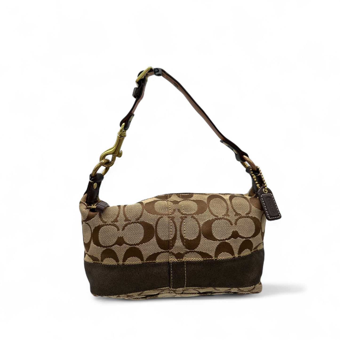 Vintage Coach 40024 Brown Monogram Mini Shoulder Bag - Thanks it's Vintage