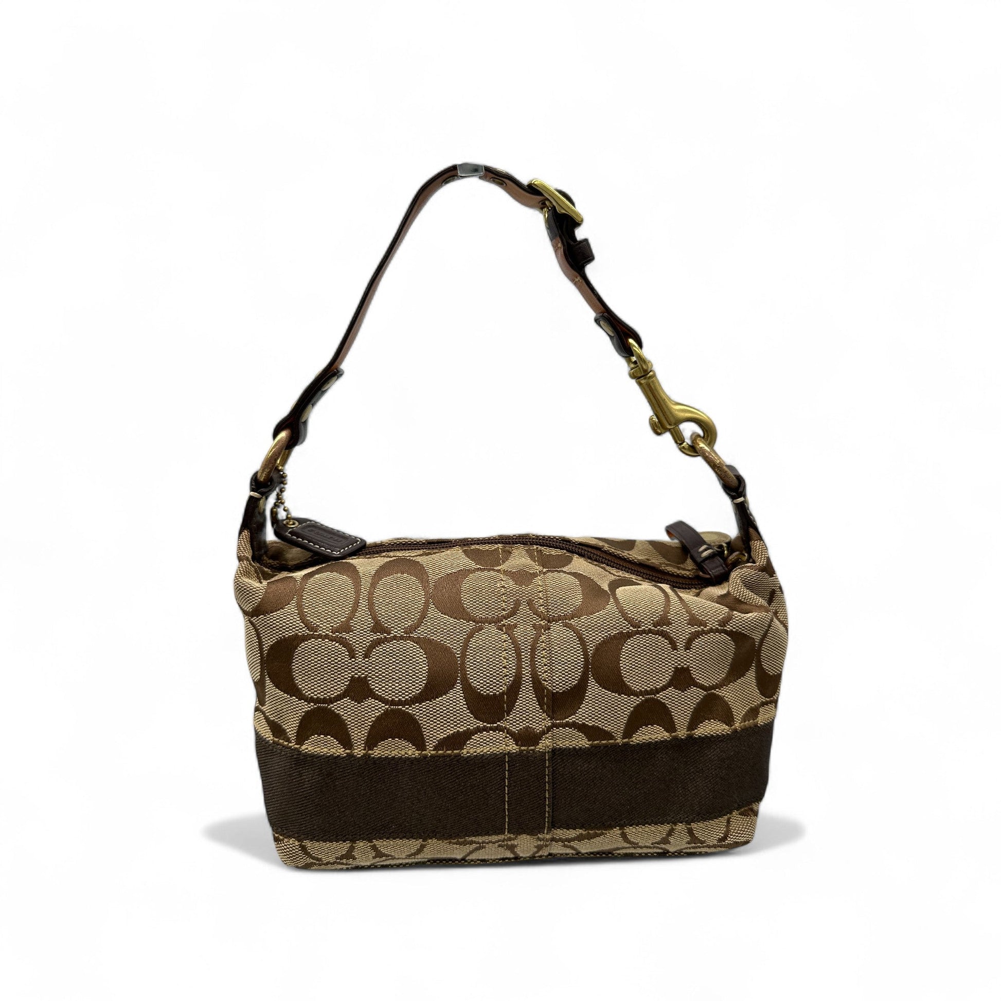 Vintage Coach 40024 Brown Monogram Mini Shoulder Bag - Thanks it's Vintage