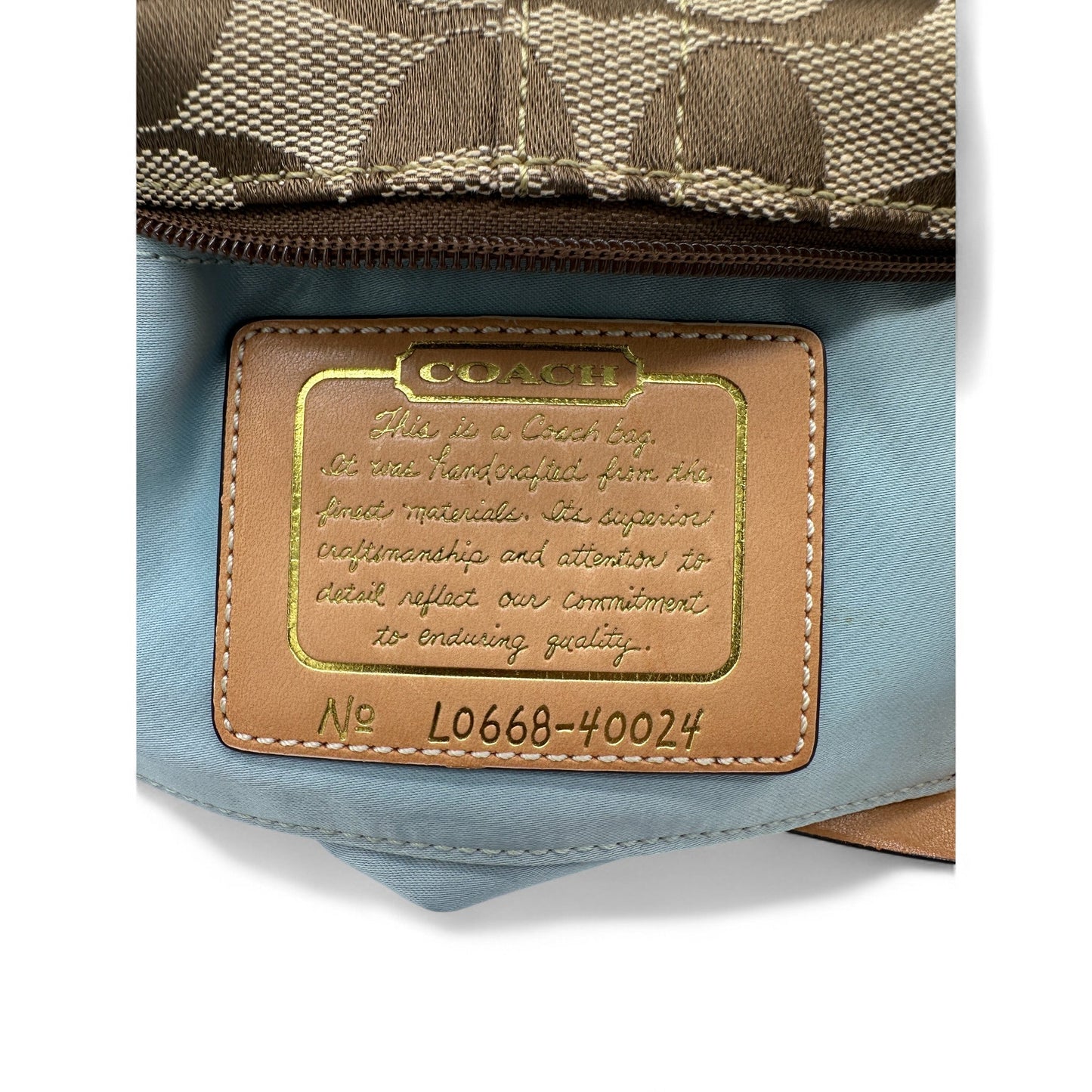 Vintage Coach 40024 Monogram Mini Shoulder Bag - Thanks it's Vintage