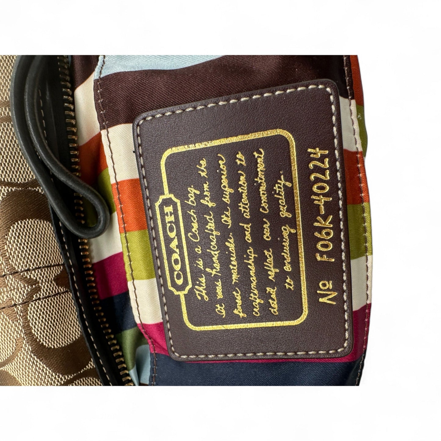 Vintage Coach 40224 65th Anniversary Legacy Shoulder Bag - Thanks it's Vintage