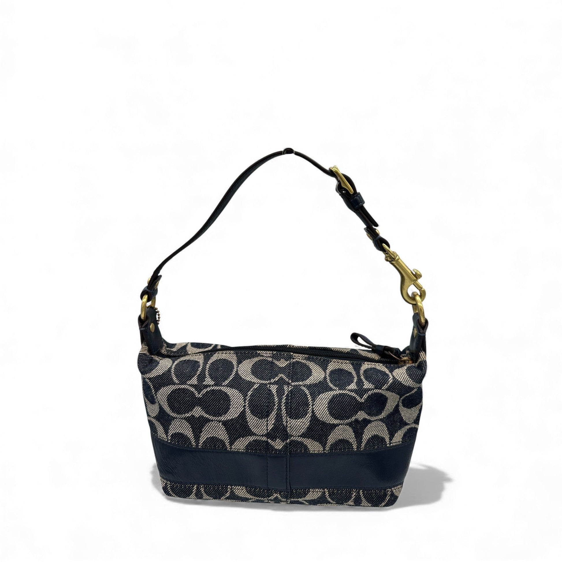 Vintage Coach 41721 Denim Monogram Mini Shoulder Bag - Thanks it's Vintage