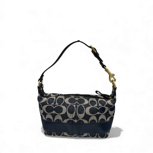 Vintage Coach 41721 Denim Monogram Mini Shoulder Bag - Thanks it's Vintage