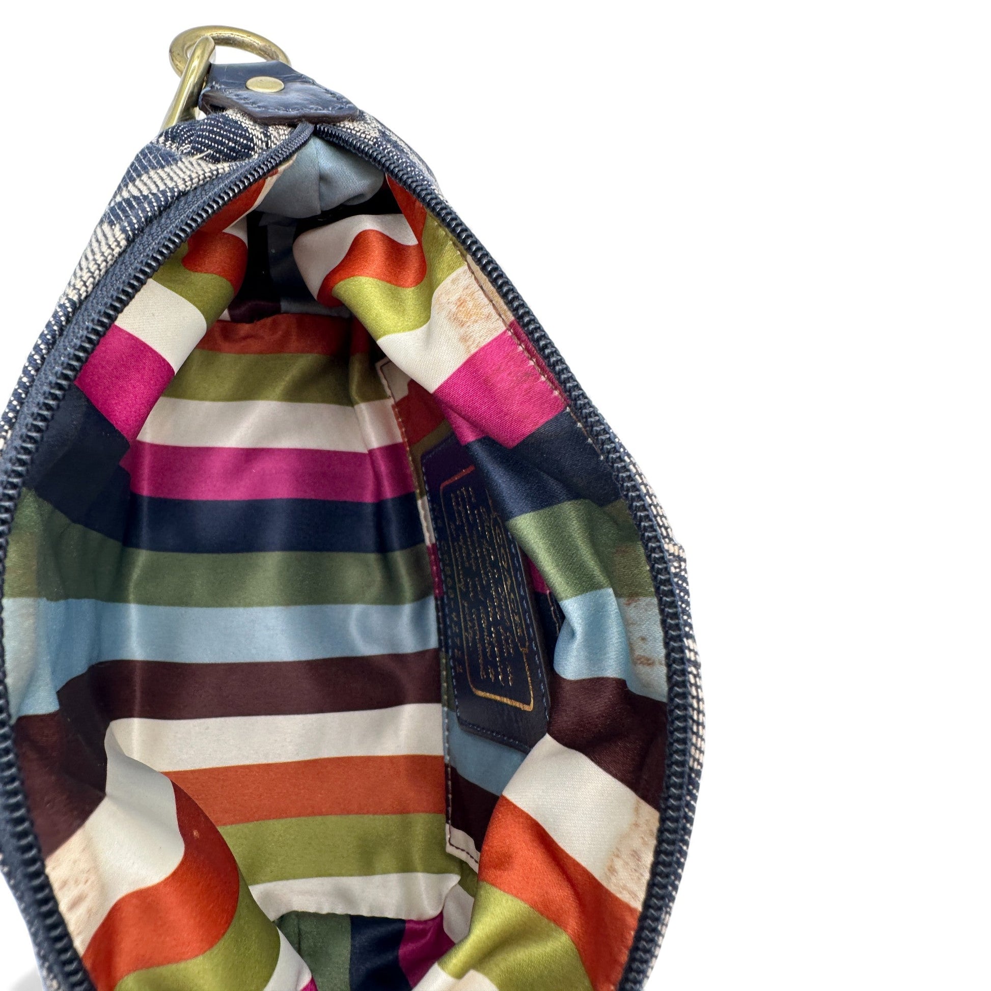 Vintage Coach 41721 Denim Monogram Mini Shoulder Bag - Thanks it's Vintage