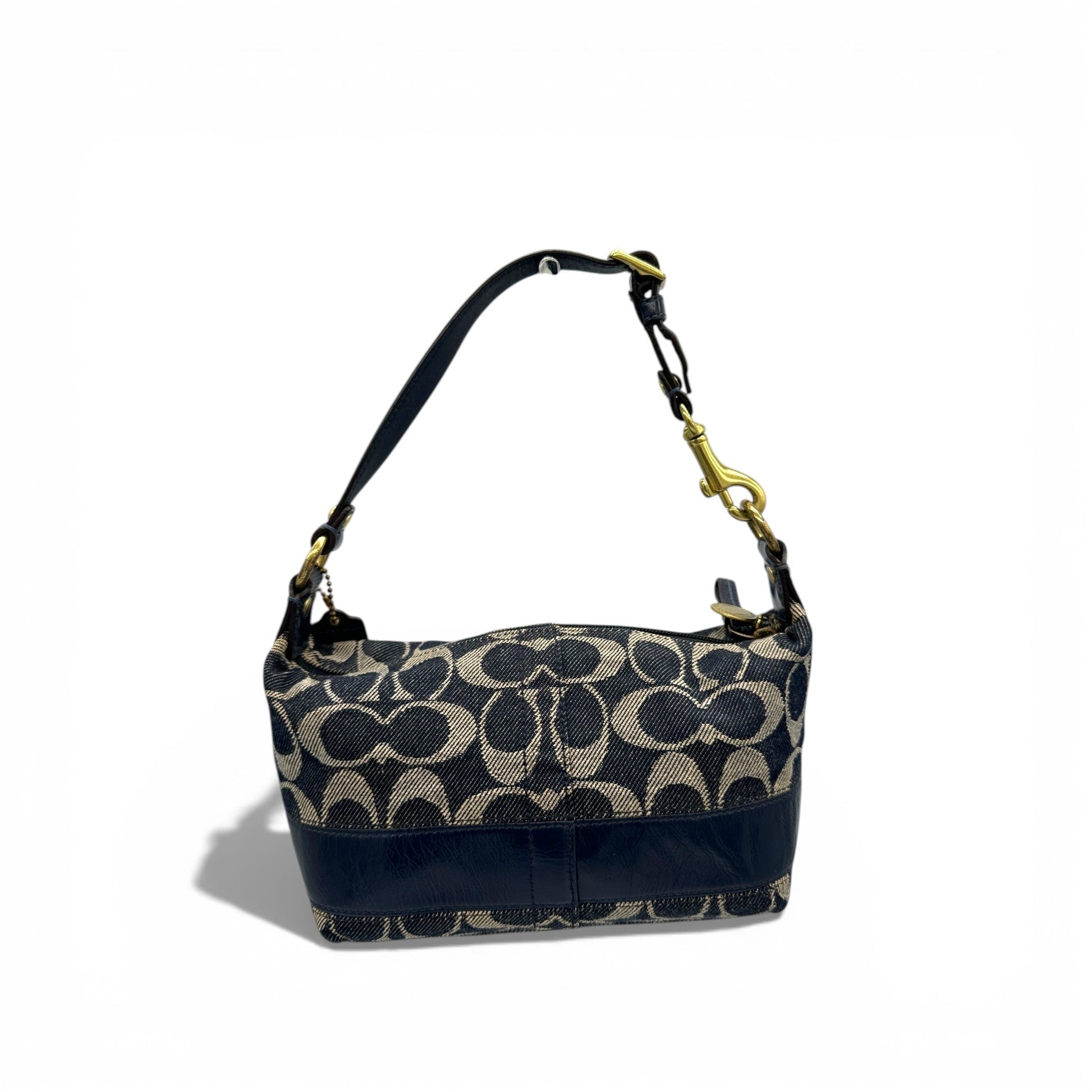 Vintage Coach 41721 Denim Monogram Mini Shoulder Bag - Thanks it's Vintage