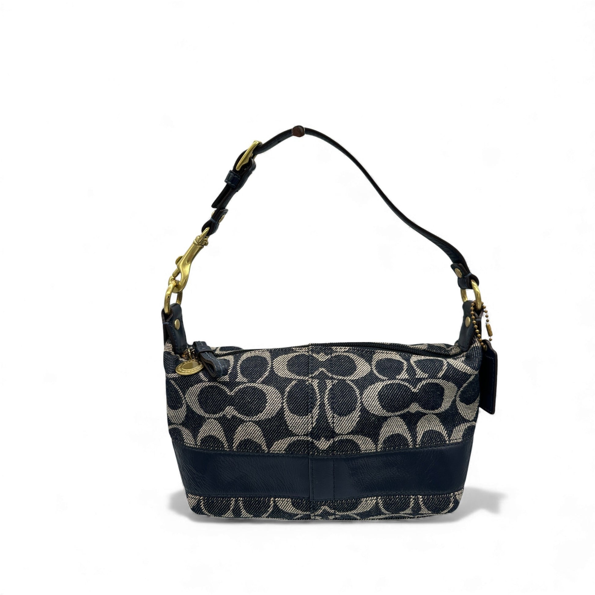 Vintage Coach 41721 Denim Monogram Mini Shoulder Bag - Thanks it's Vintage