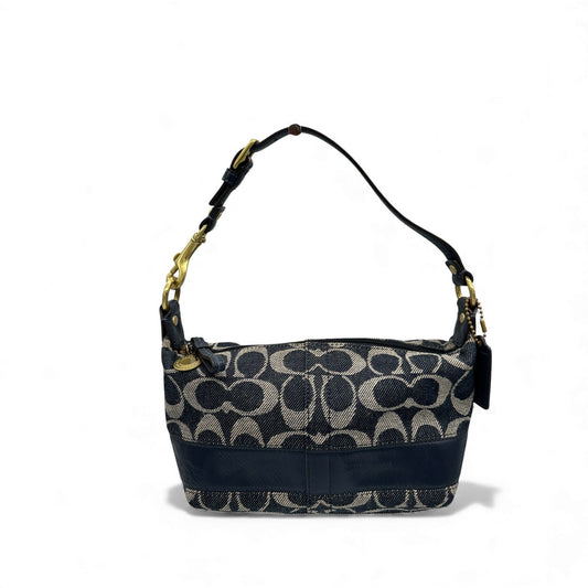 Vintage Coach 41721 Denim Monogram Mini Shoulder Bag - Thanks it's Vintage