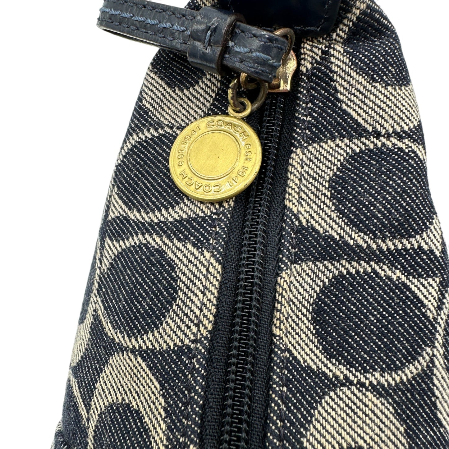 Vintage Coach 41721 Denim Monogram Mini Shoulder Bag - Thanks it's Vintage