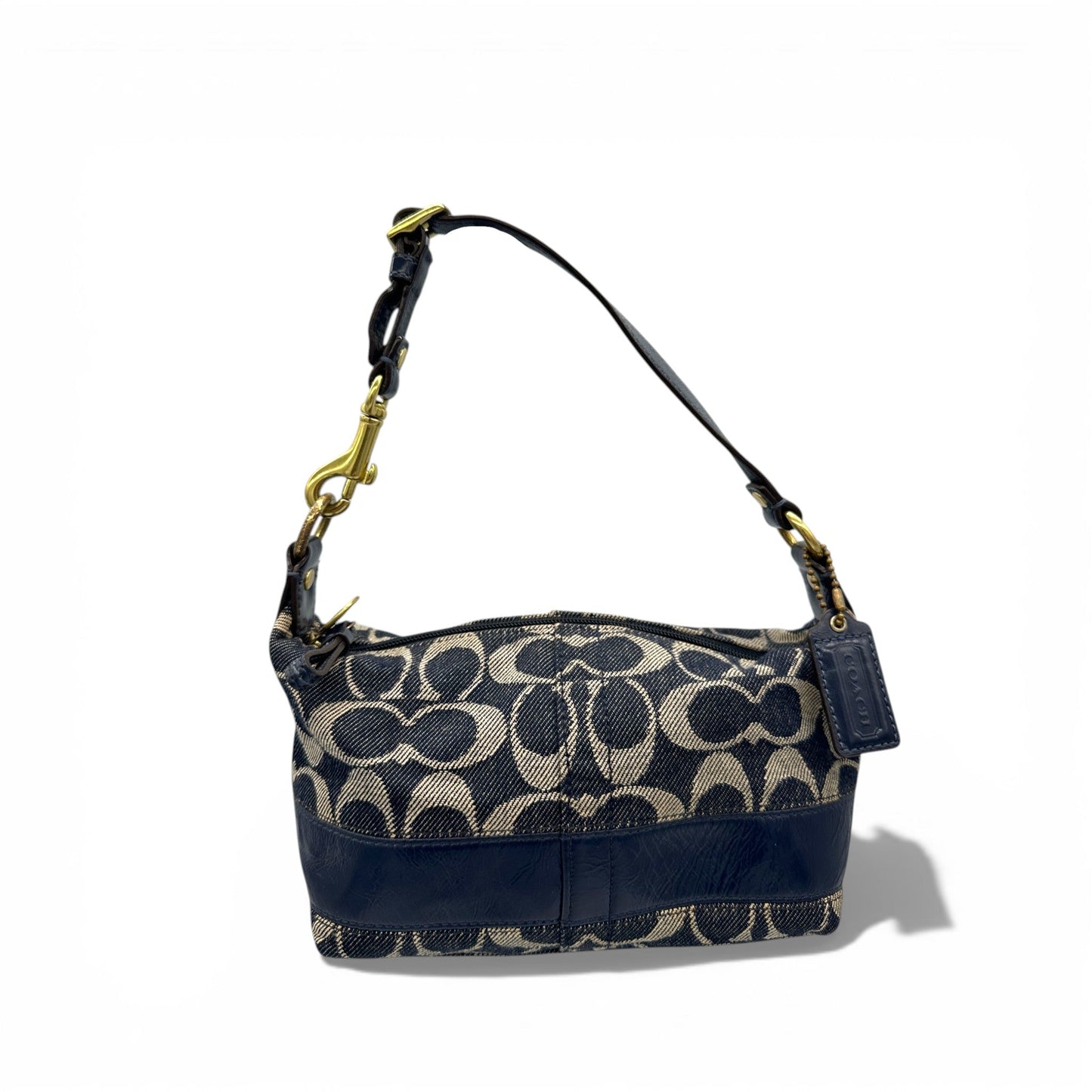 Vintage Coach 41721 Denim Monogram Mini Shoulder Bag - Thanks it's Vintage