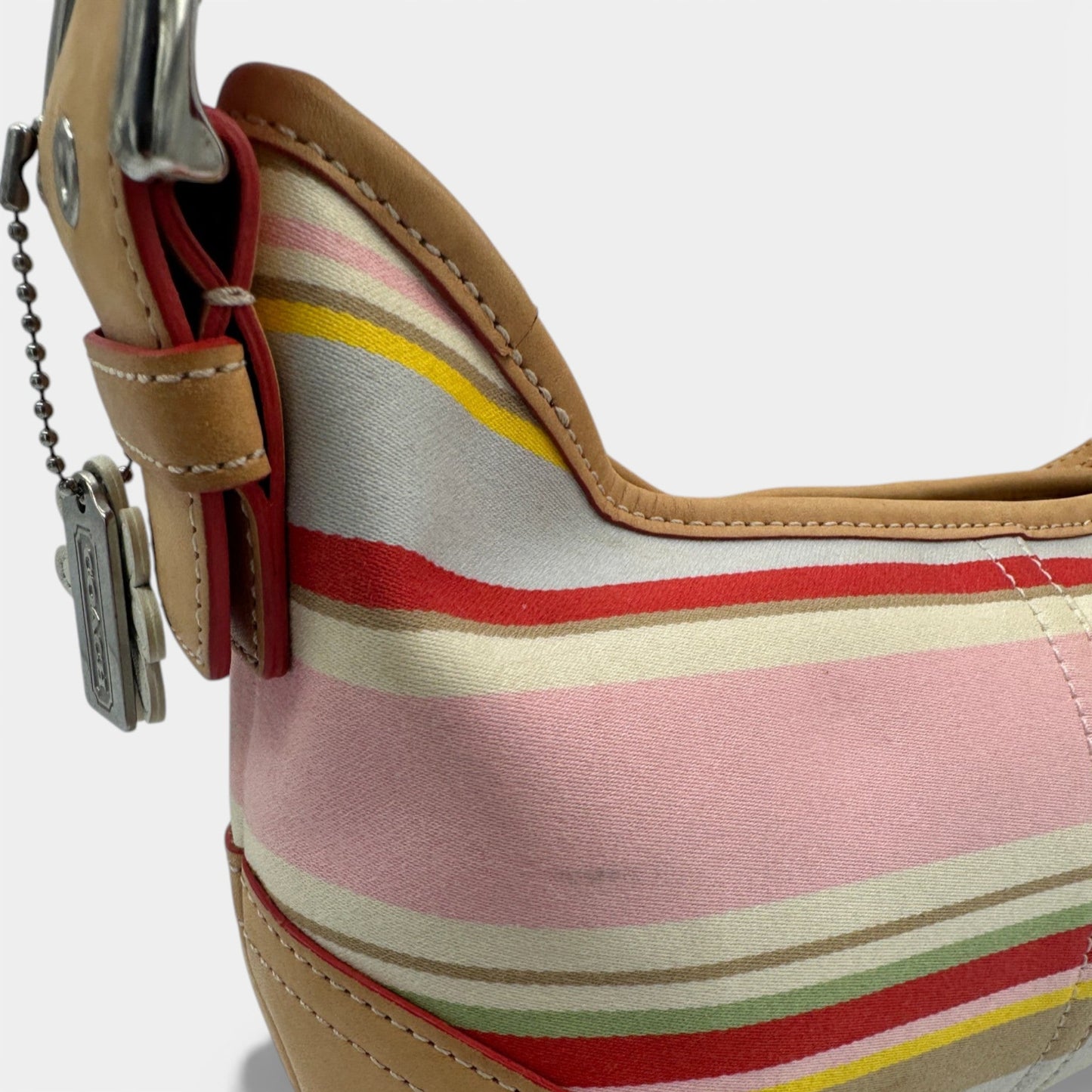 Vintage Coach 4437 Soho Stripe Shoulder Bag - Thanks it's Vintage