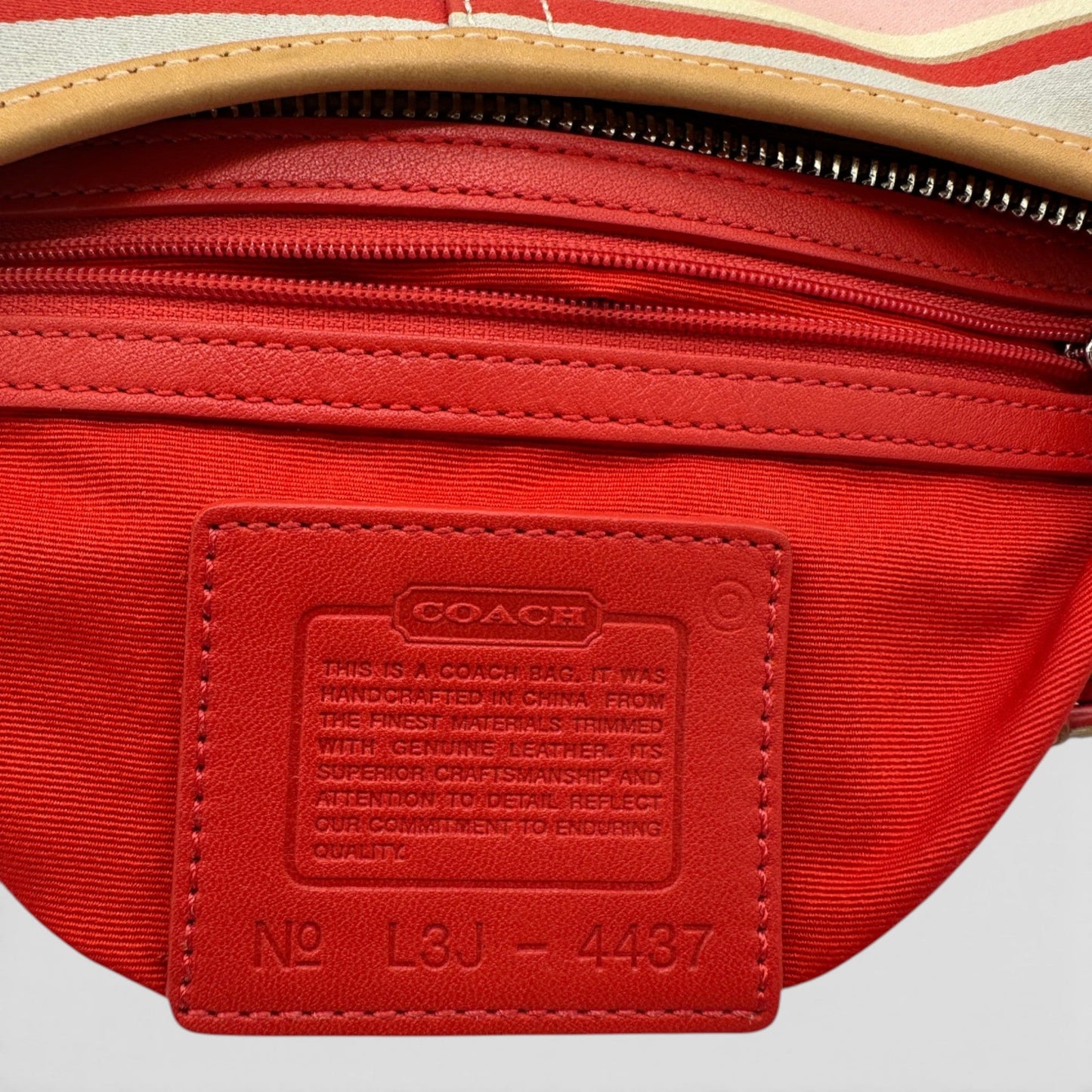 Vintage Coach 4437 Soho Stripe Shoulder Bag - Thanks it's Vintage