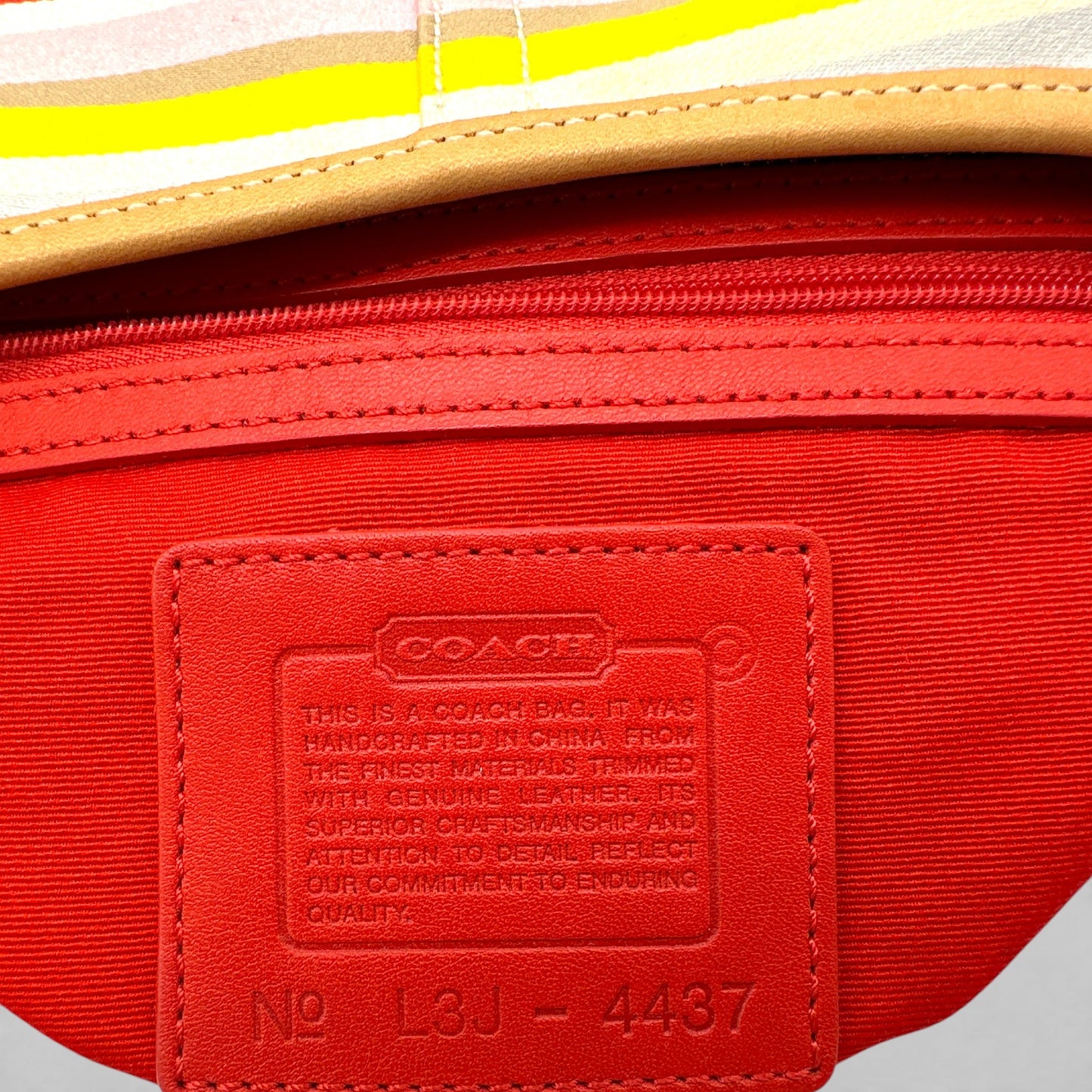 Vintage Coach 4437 Soho Stripe Shoulder Bag - Thanks it's Vintage