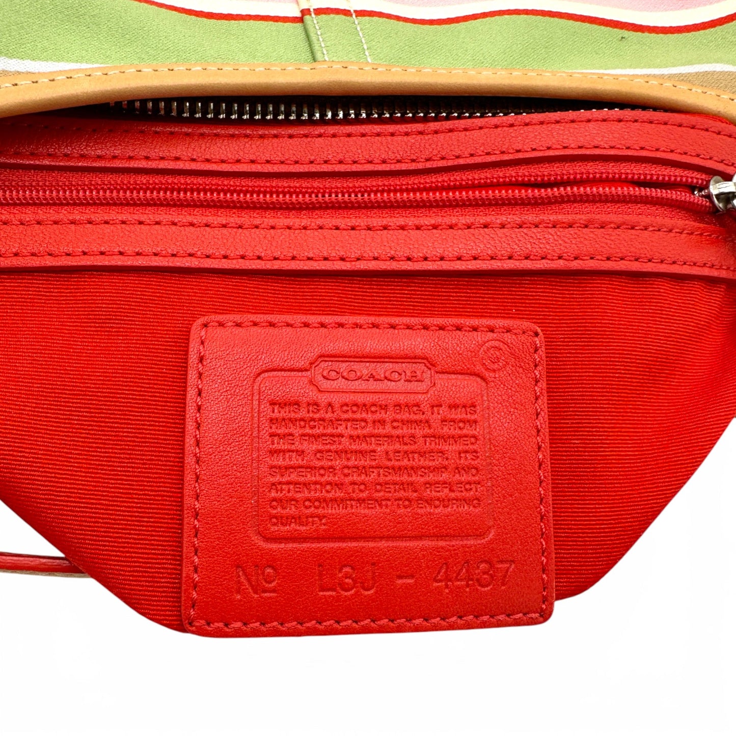 Vintage Coach 4437 Soho Stripe Shoulder Bag - Thanks it's Vintage