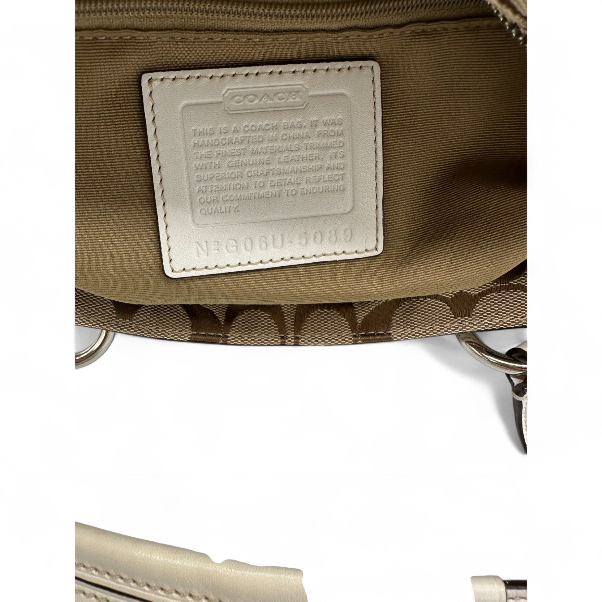 Vintage Coach 5089 Monogram Shoulder Bag - Thanks it's Vintage