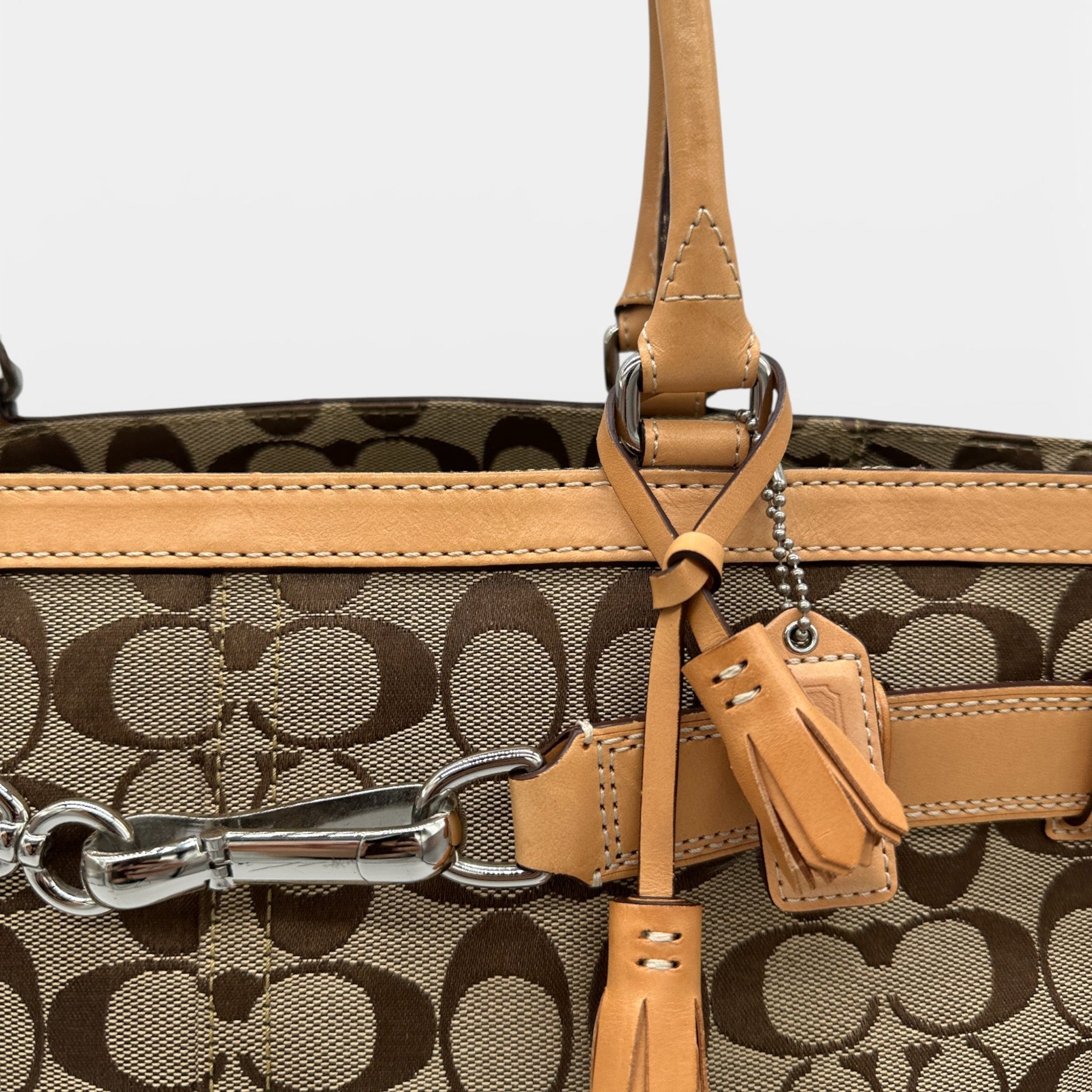 Vintage Coach 5A10 Hampton Clip Tote Handbag - Thanks it's Vintage