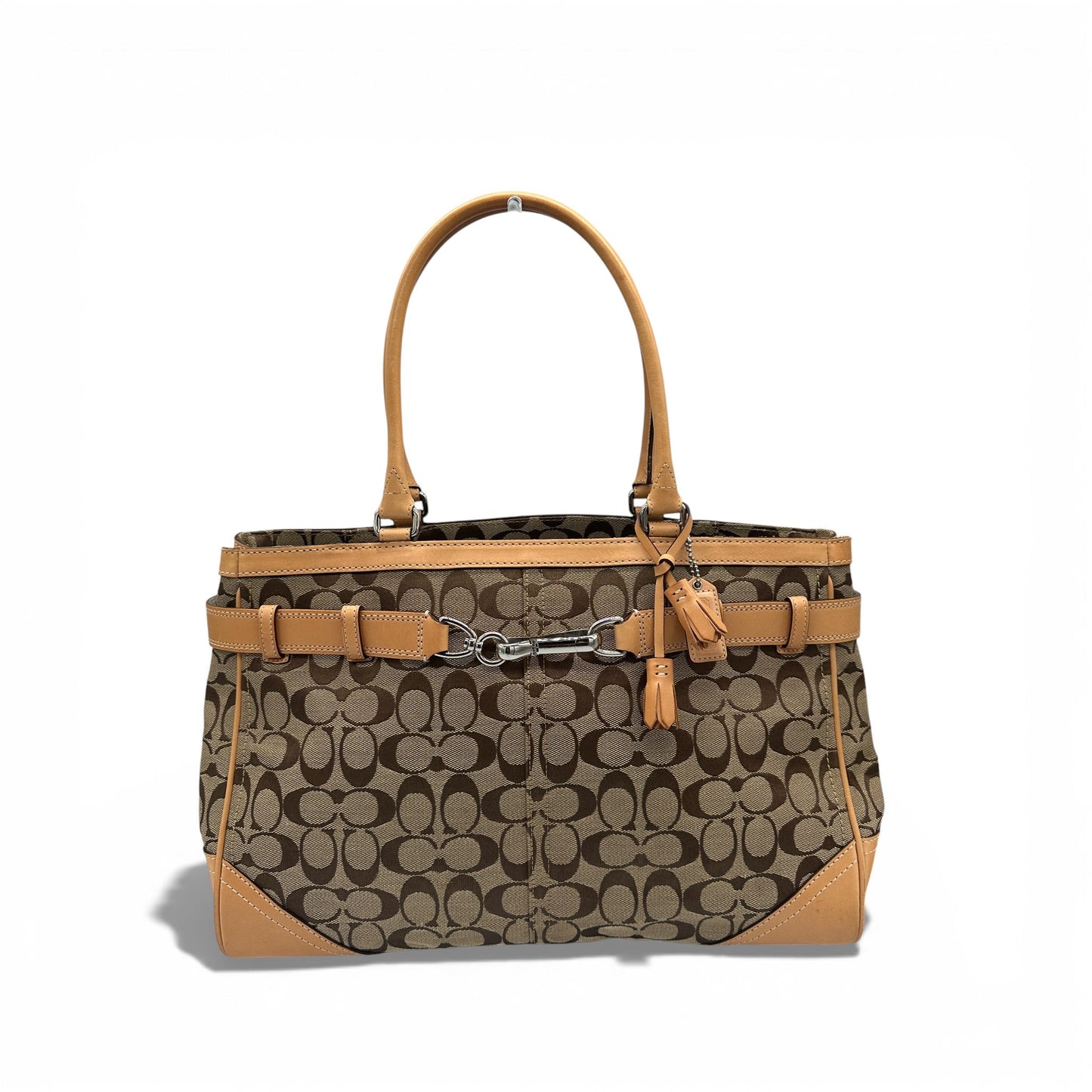 Vintage Coach 5A10 Hampton Clip Tote Handbag - Thanks it's Vintage