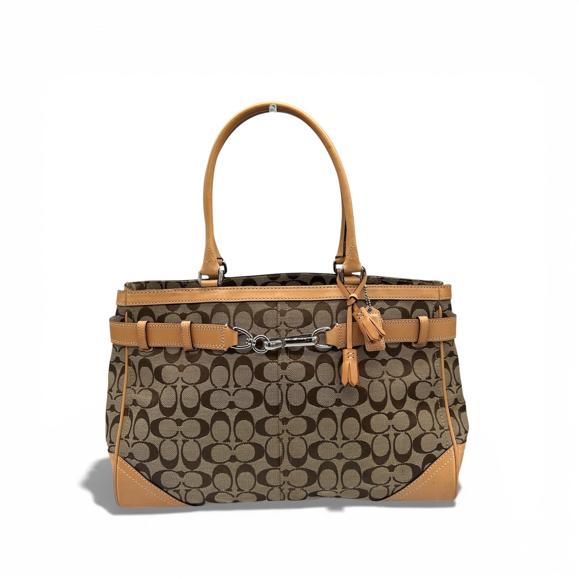 Vintage Coach 5A10 Hampton Clip Tote Handbag - Thanks it's Vintage