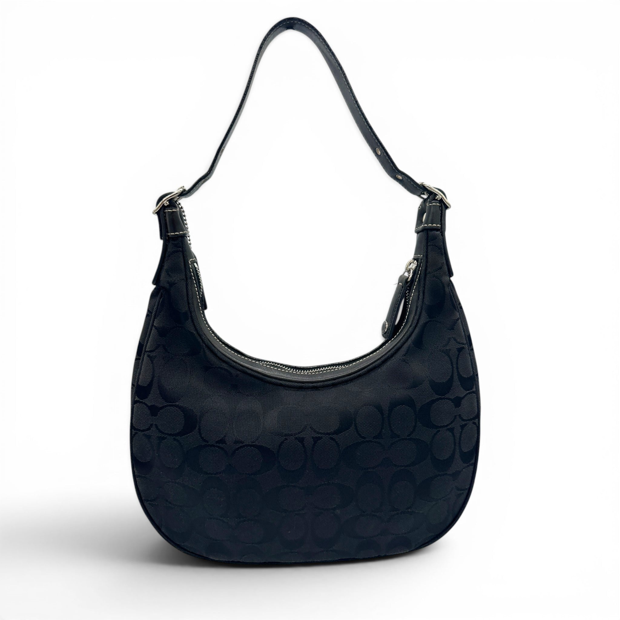 極美品 vintage coach old archive half moon Vintage Coach 6045 Half Moon Shaped Shoulder Bag – Thanks it's Vintage