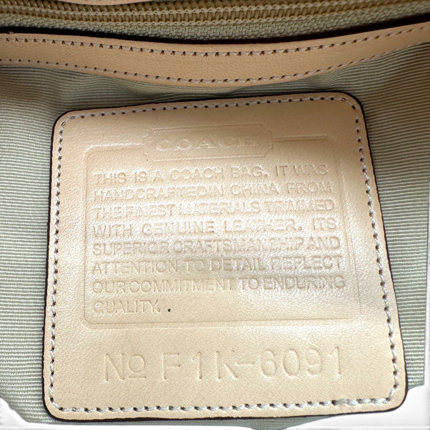 Vintage Coach 6091 Hamptons Clip Shoulder Bag - Thanks it's Vintage
