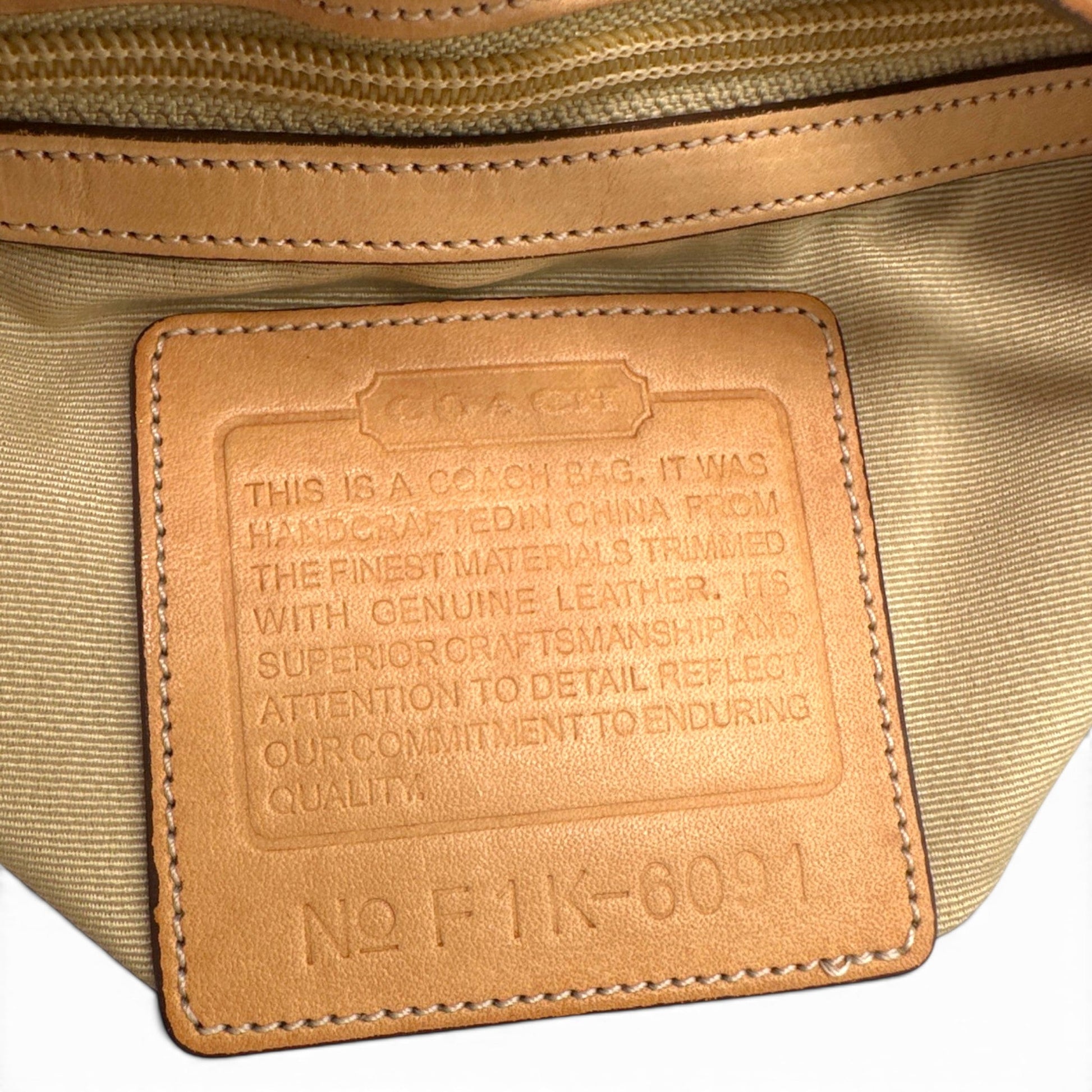 Vintage Coach 6091 Hamptons Clip Shoulder Bag - Thanks it's Vintage