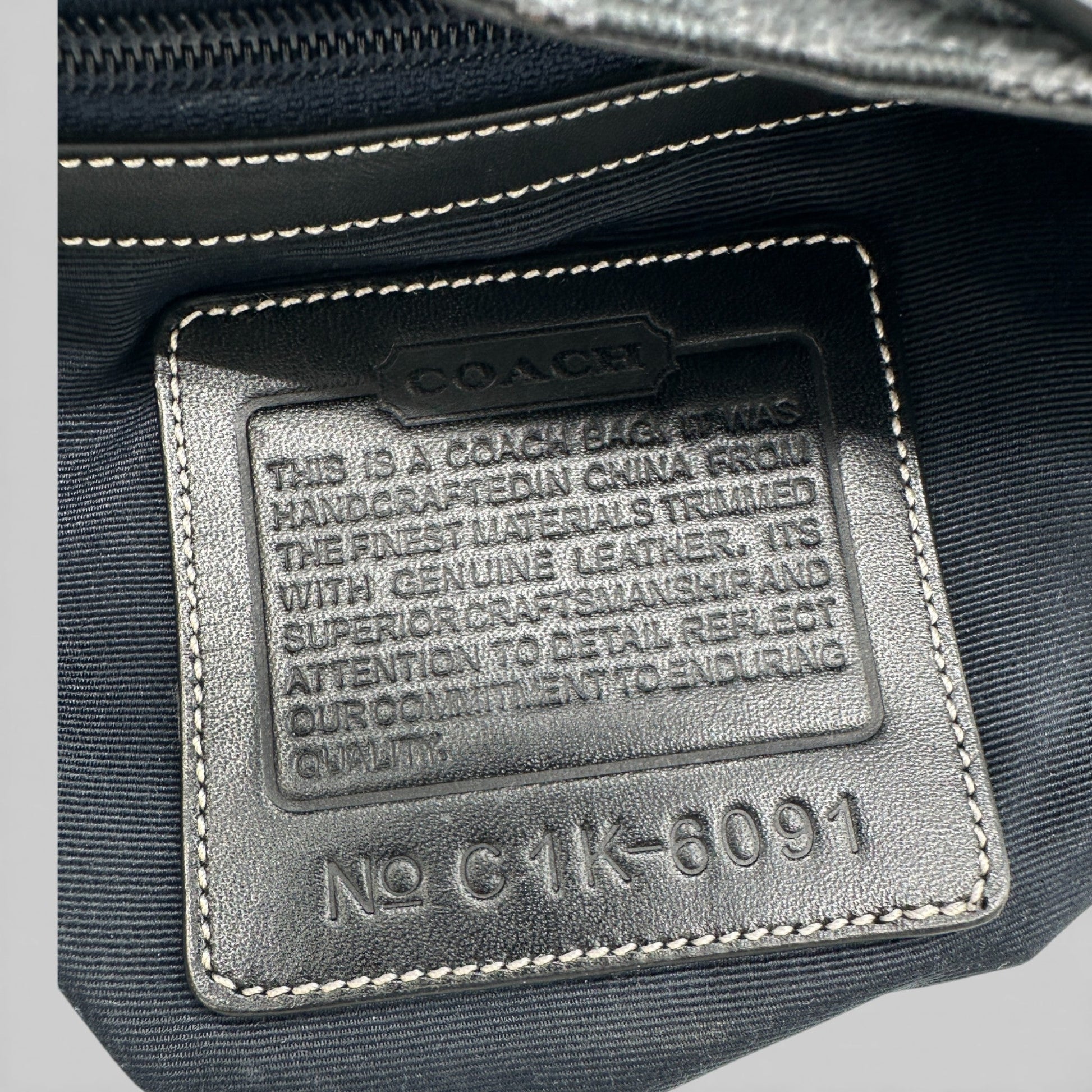 Vintage Coach 6091 Hamptons Clip Shoulder Bag - Thanks it's Vintage